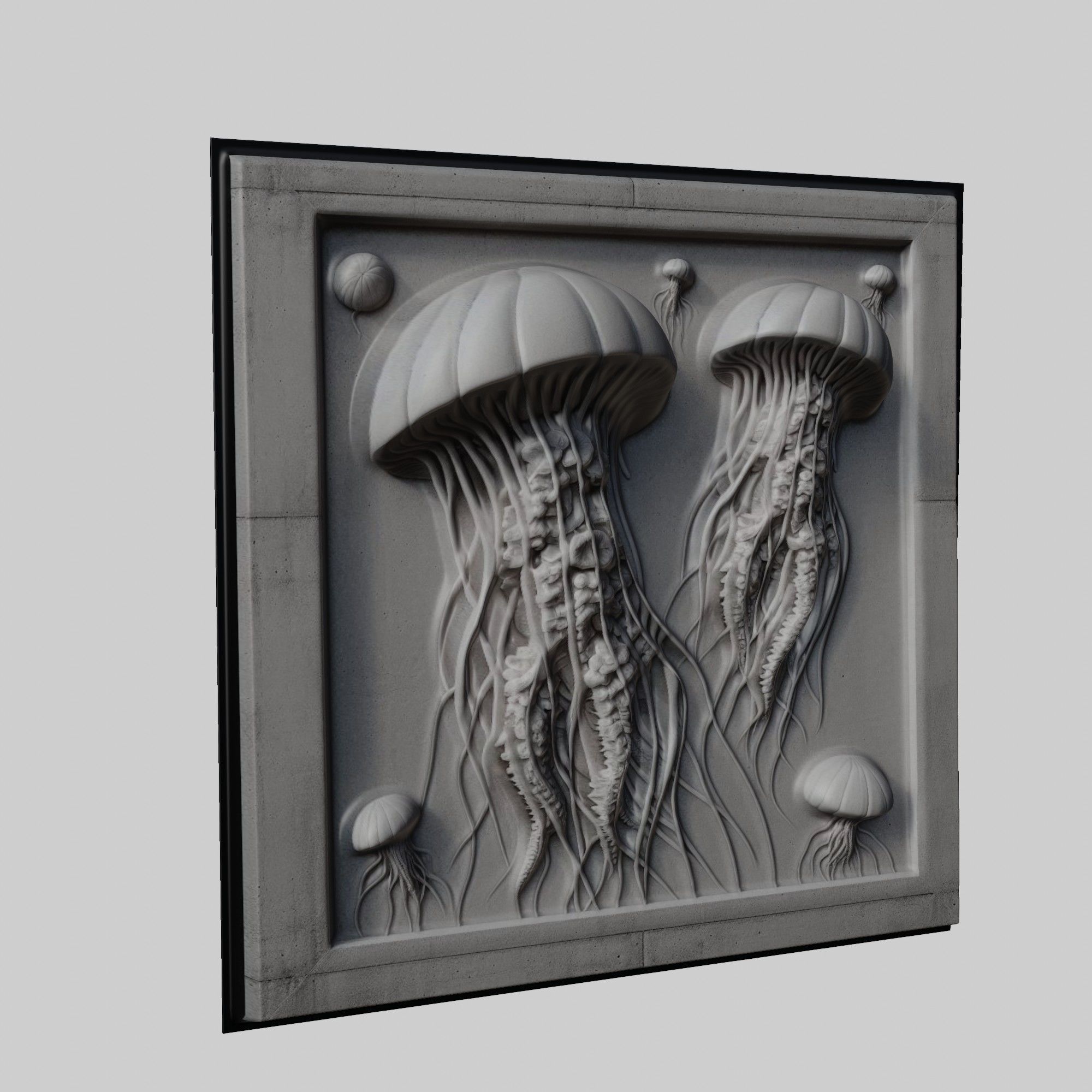 Jellyfish Animal 3D print model_1