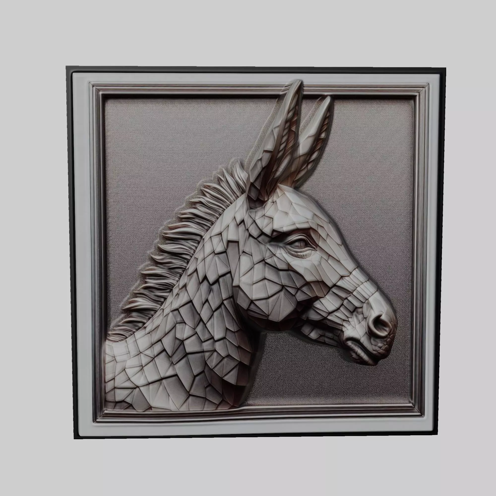 Donkey Animal 3D print model_0