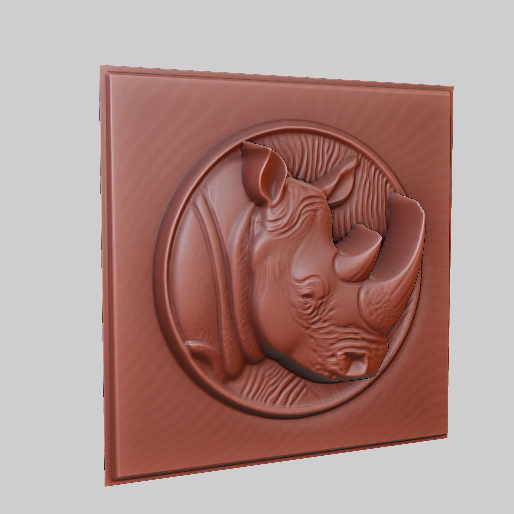 Rhinoceros Animal 3D print model_3