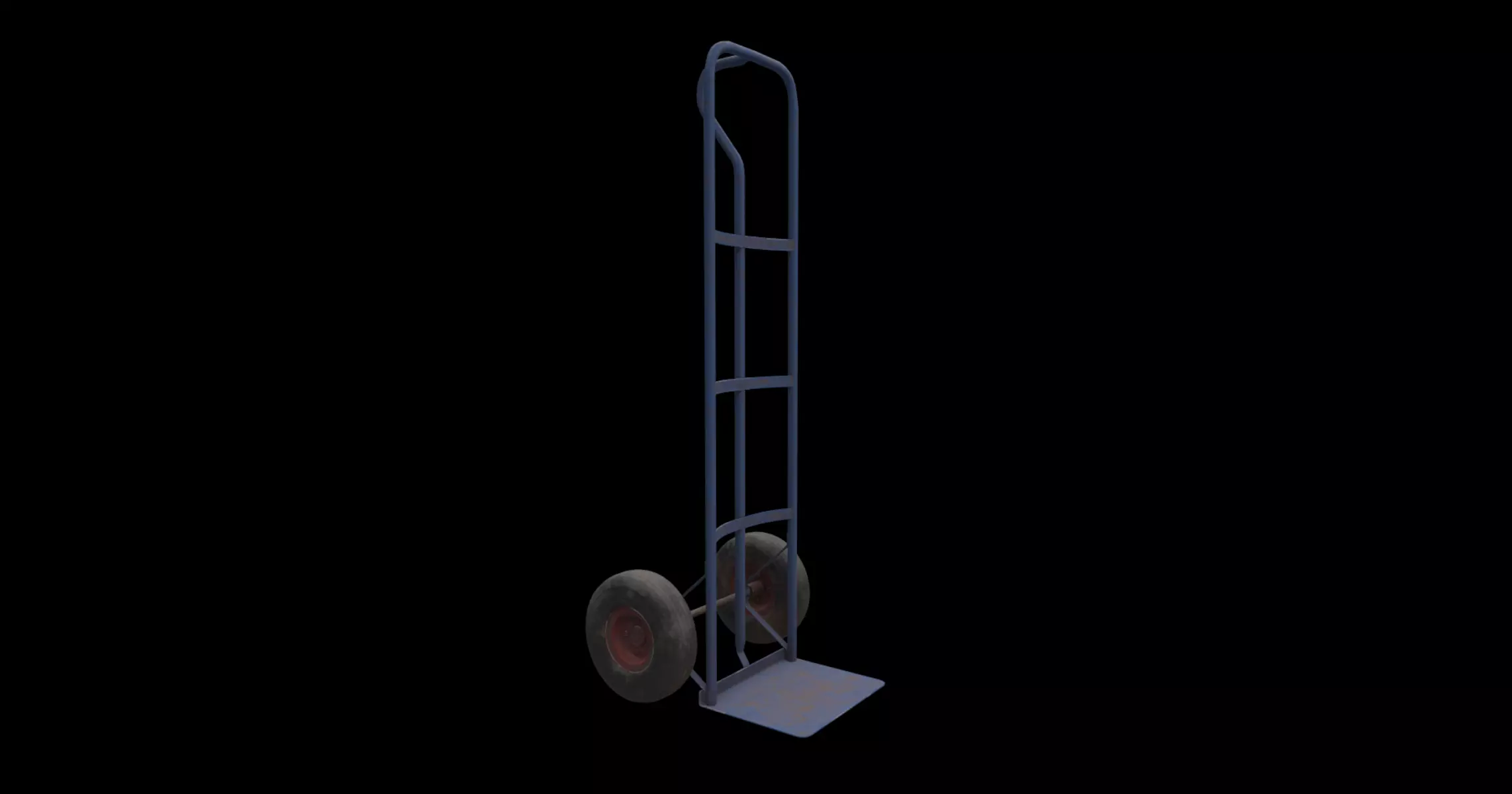 hand truck 3D model_0