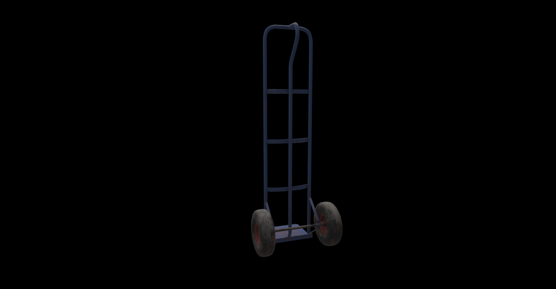 hand truck 3D model_2