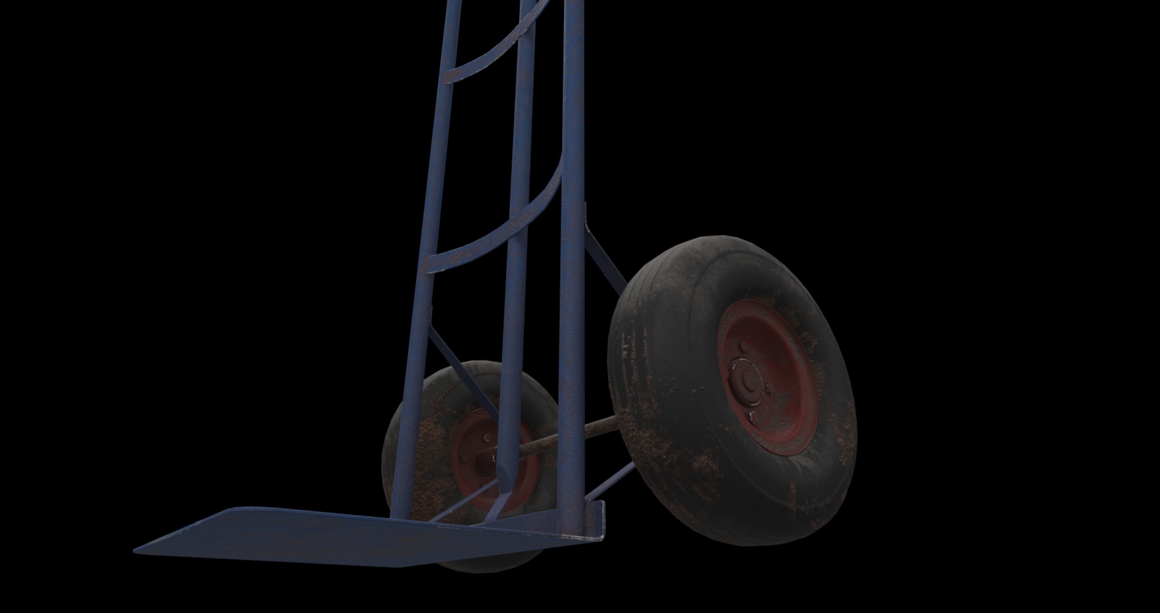 hand truck 3D model_4