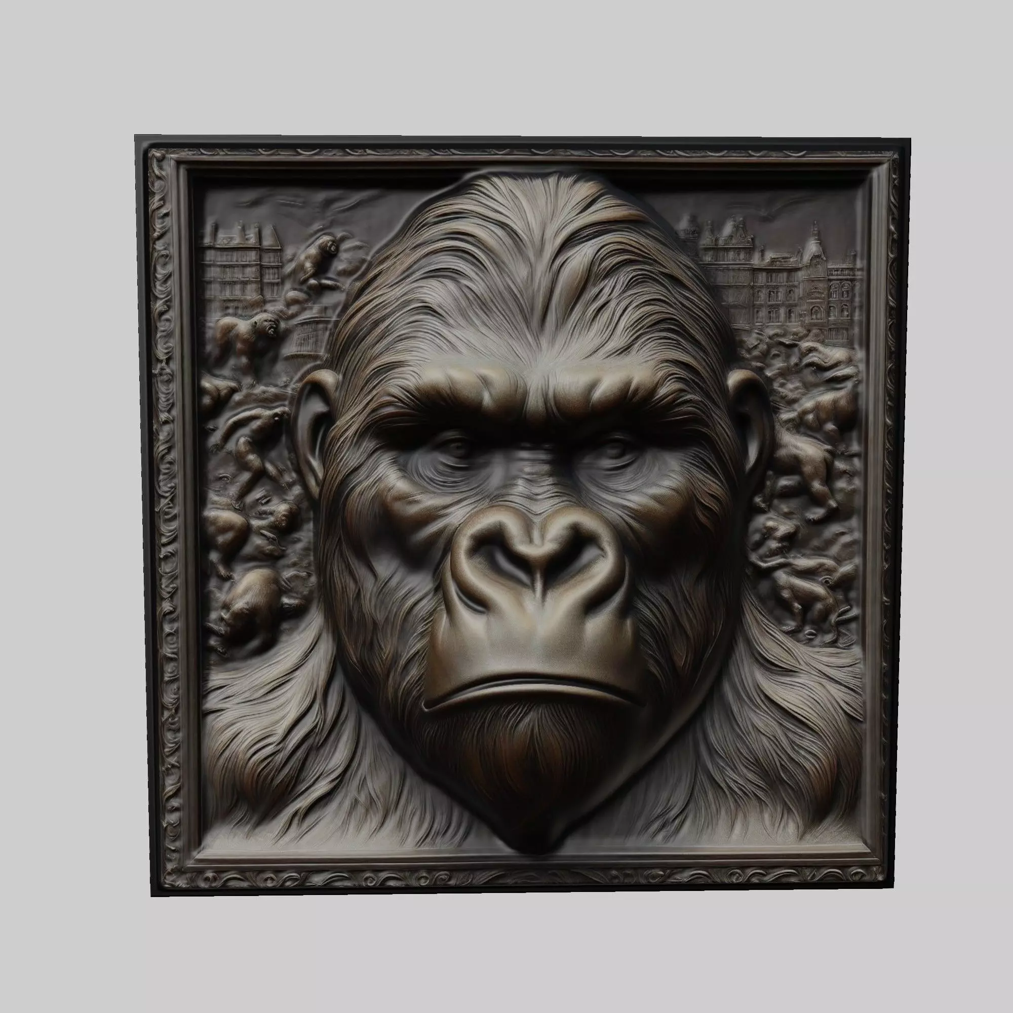 Gorilla Animal 3D print model_0