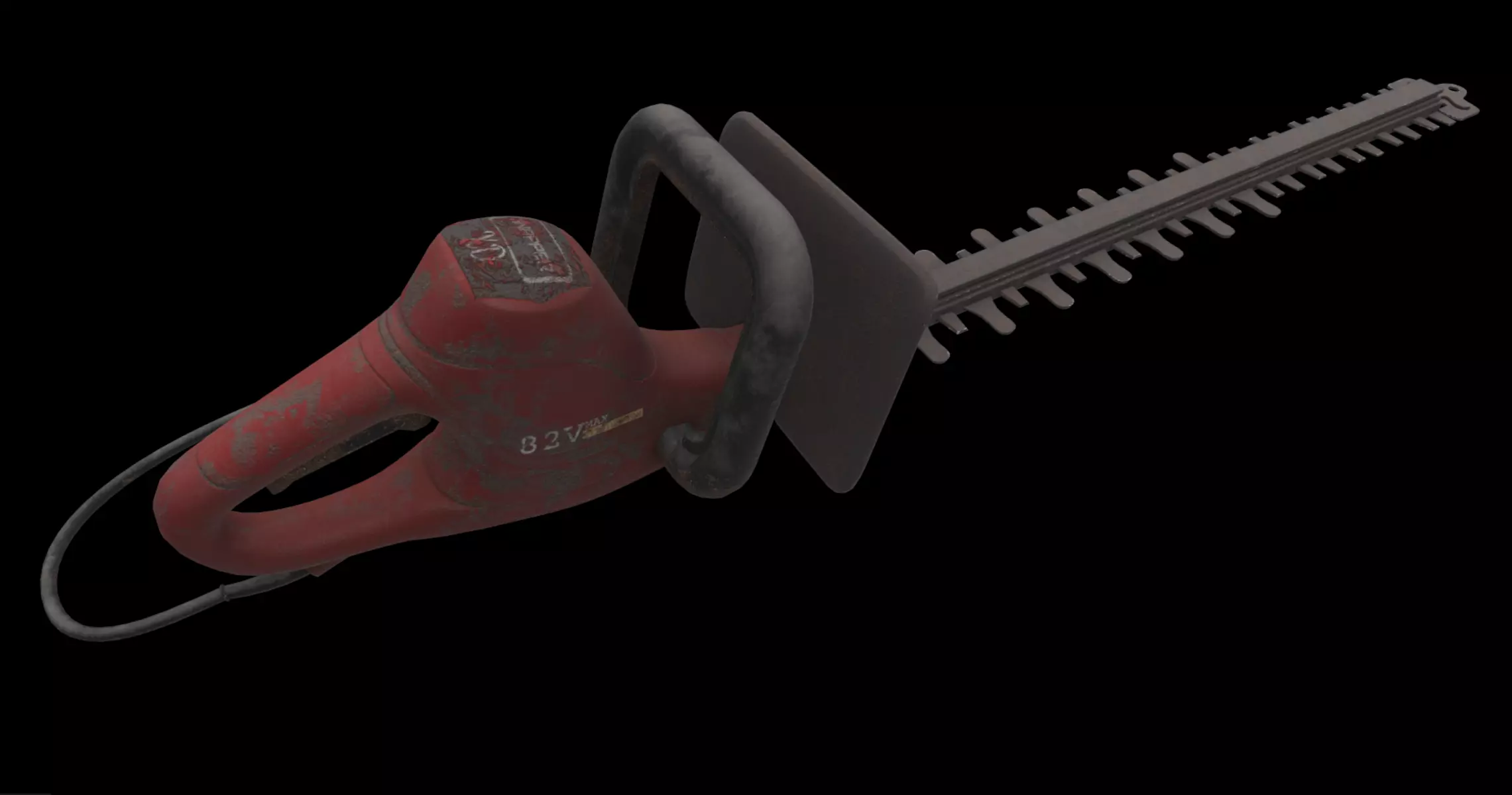 hedge trimmer 3D model