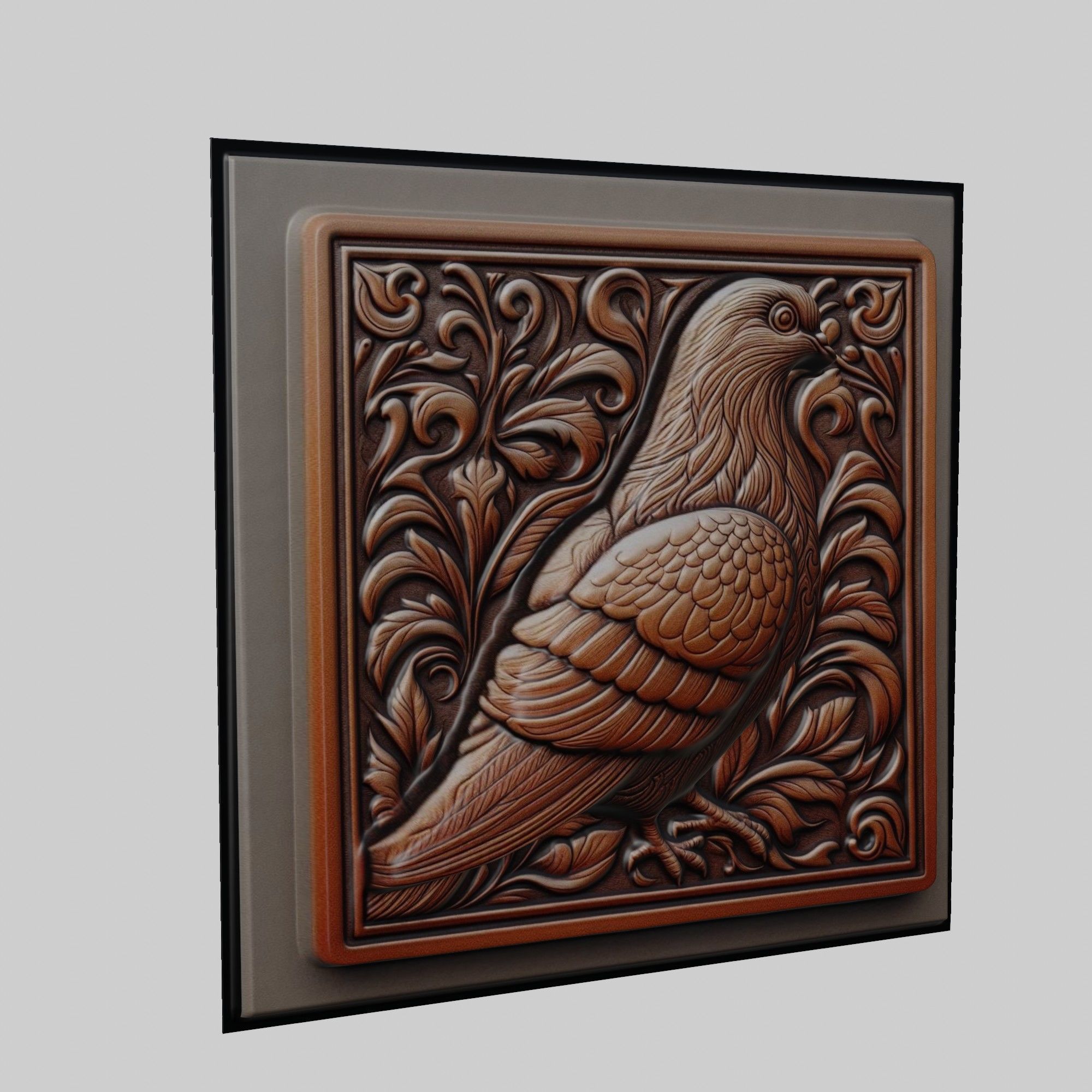 Pigeon Animal 3D print model_1