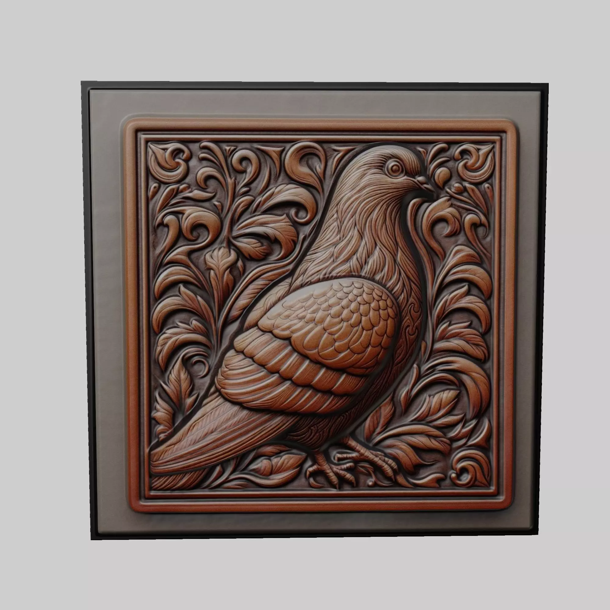 Pigeon Animal 3D print model_0