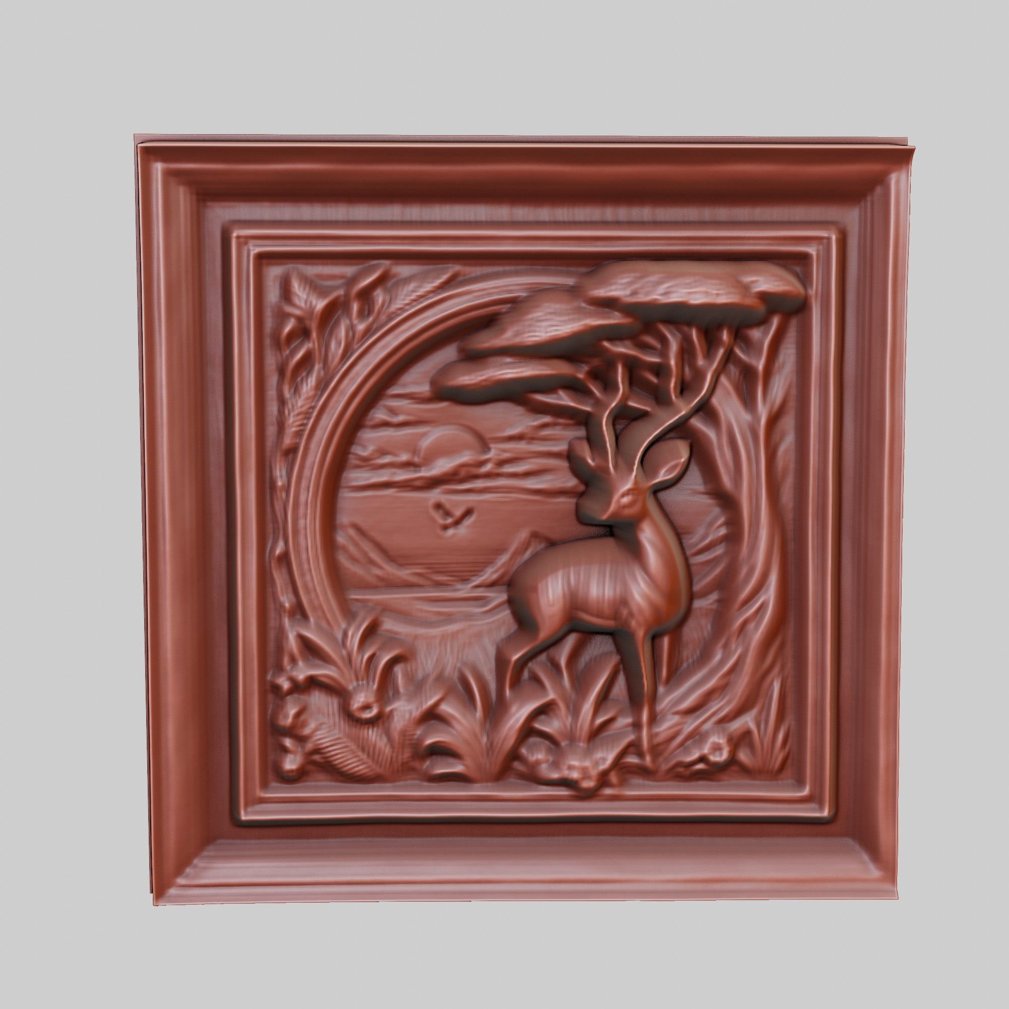 Impala Animal 3D print model_2