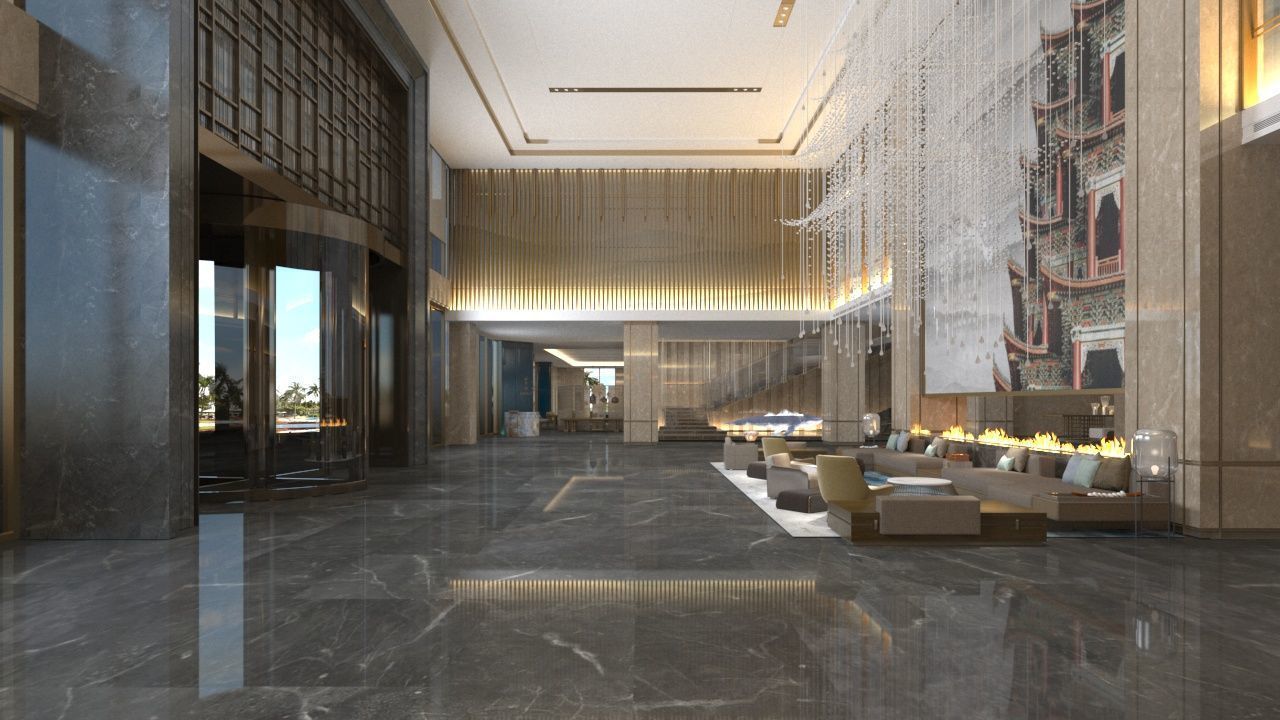The Hotel Lobby 4 3D model_1