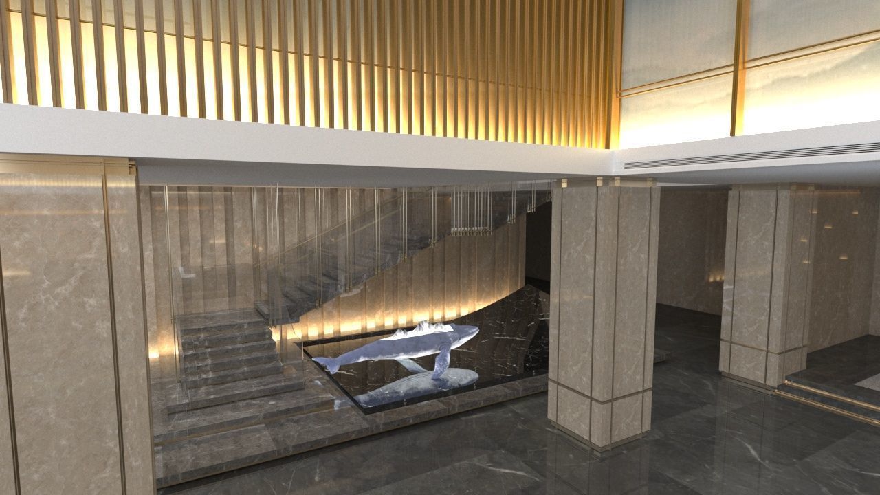 The Hotel Lobby 4 3D model_6