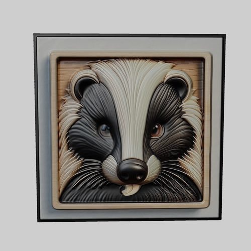 Skunk Animal 3D print model