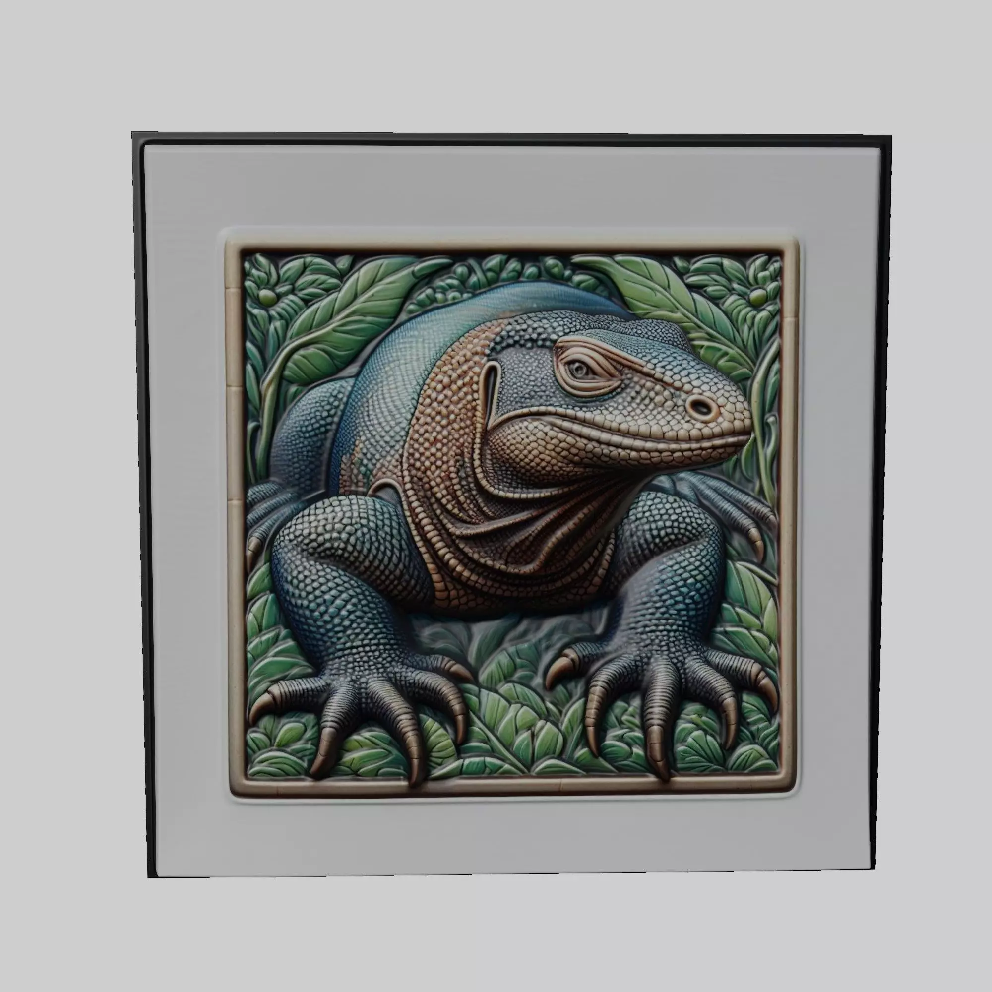 Komodo Dragon Animal 3D print model_0