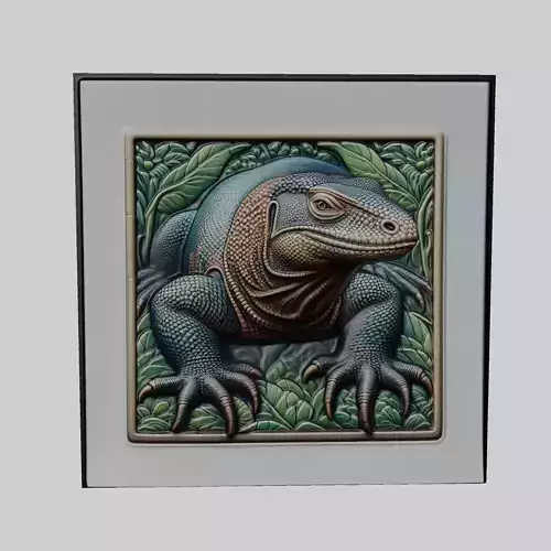Komodo Dragon Animal 3D print model