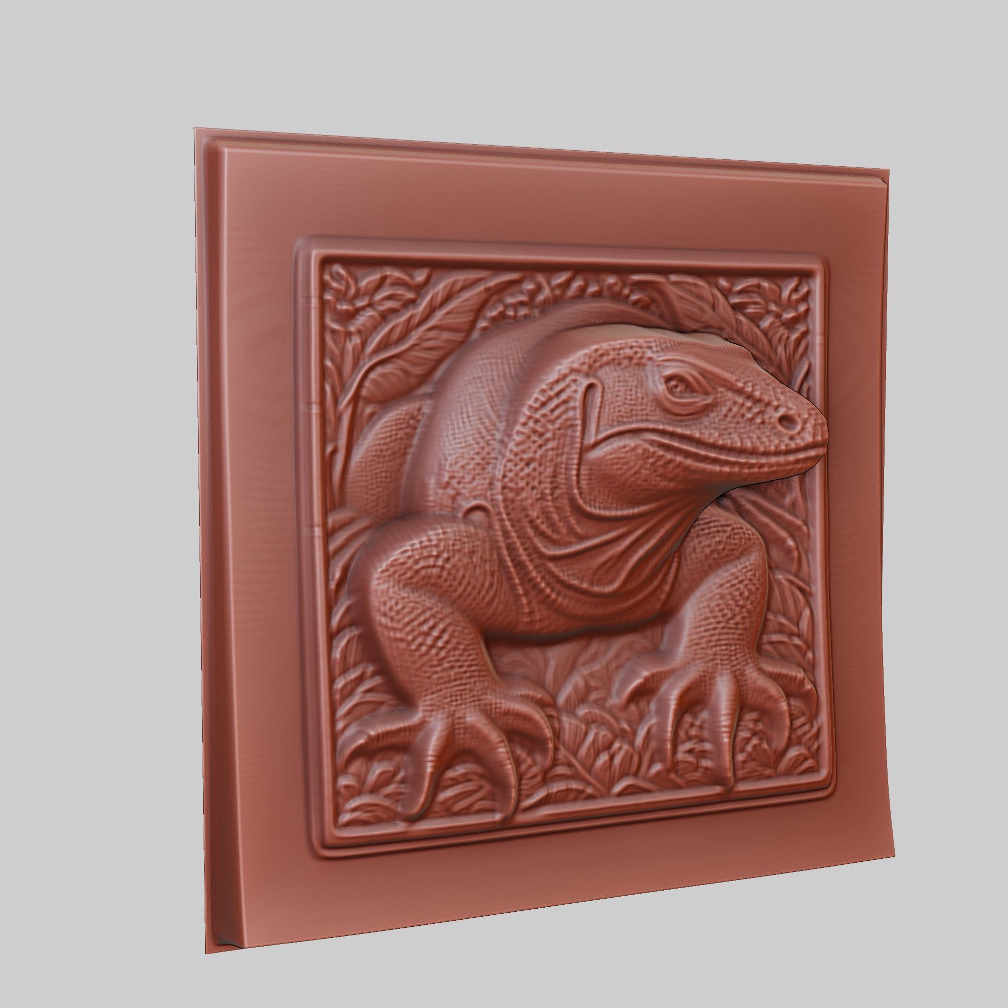 Komodo Dragon Animal 3D print model_3