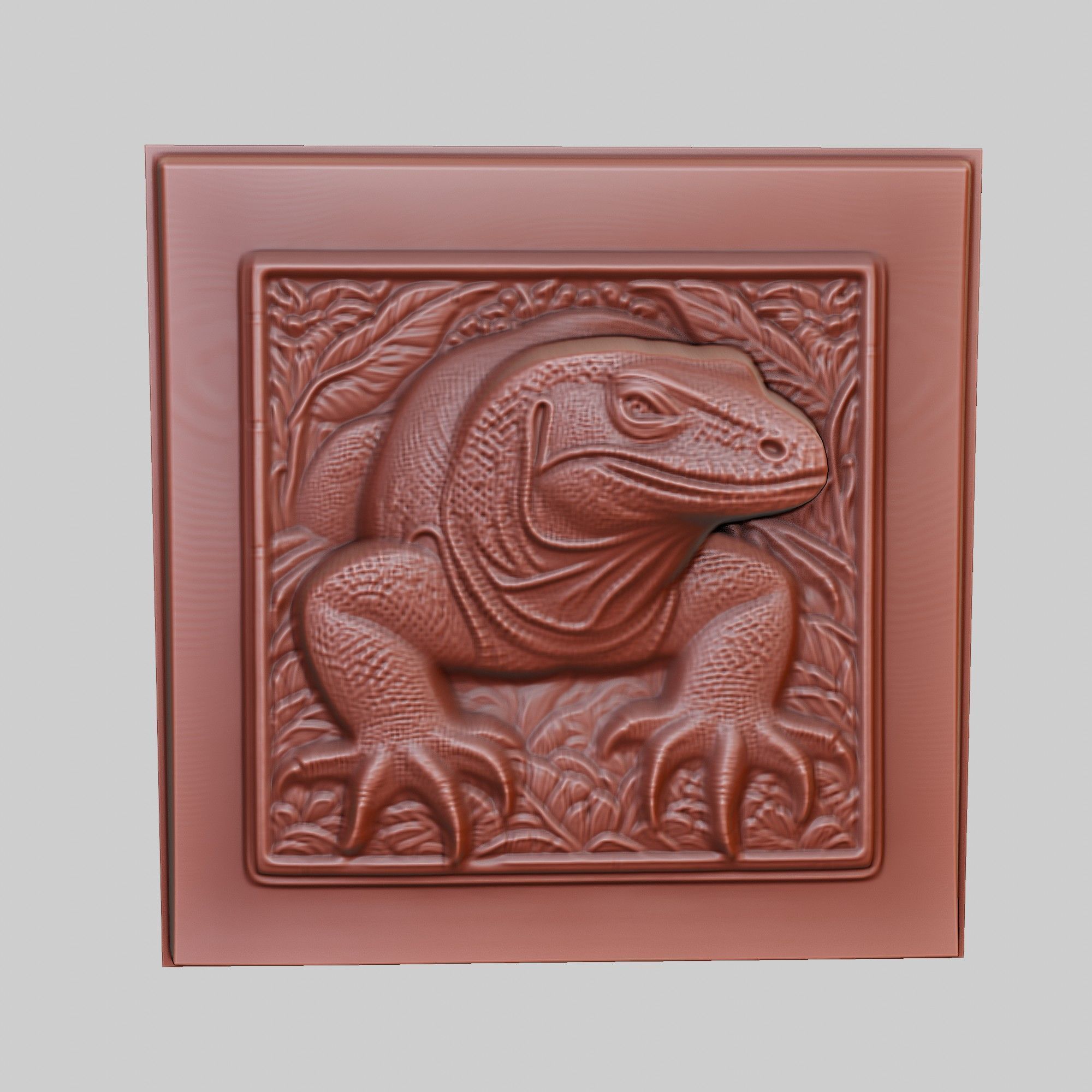 Komodo Dragon Animal 3D print model_2
