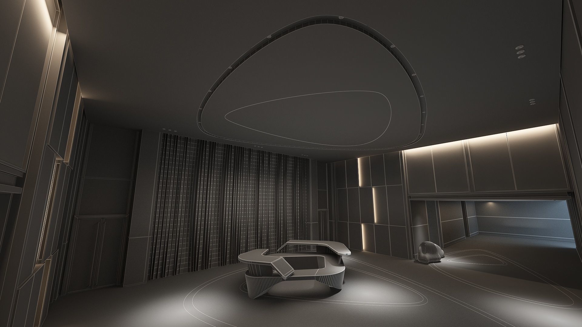 The Hotel Lobby 13 3D model_11