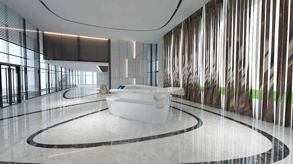 The Hotel Lobby 13 3D model_6