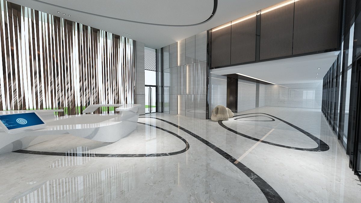 The Hotel Lobby 13 3D model_8