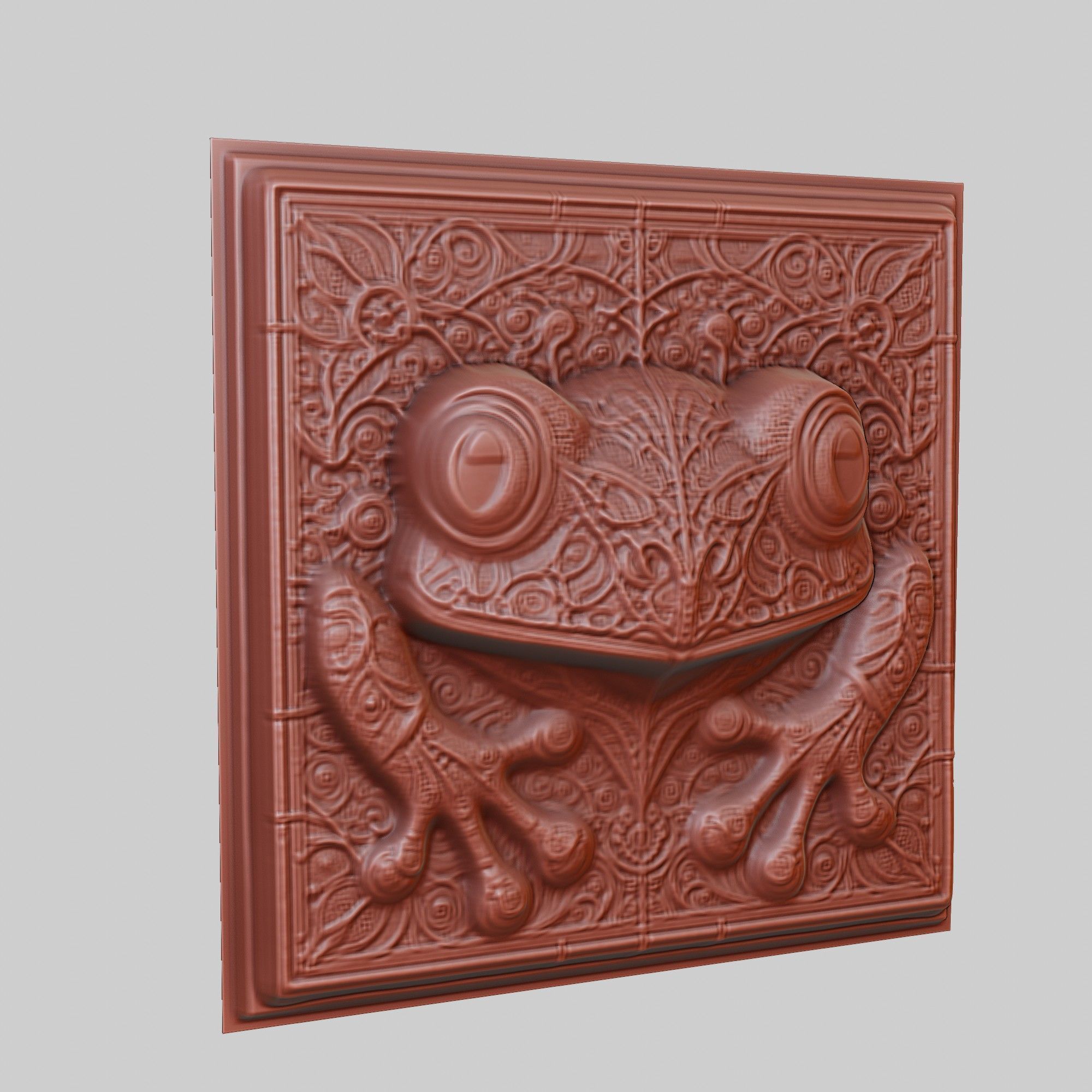 Frog Animal 3D print model_3