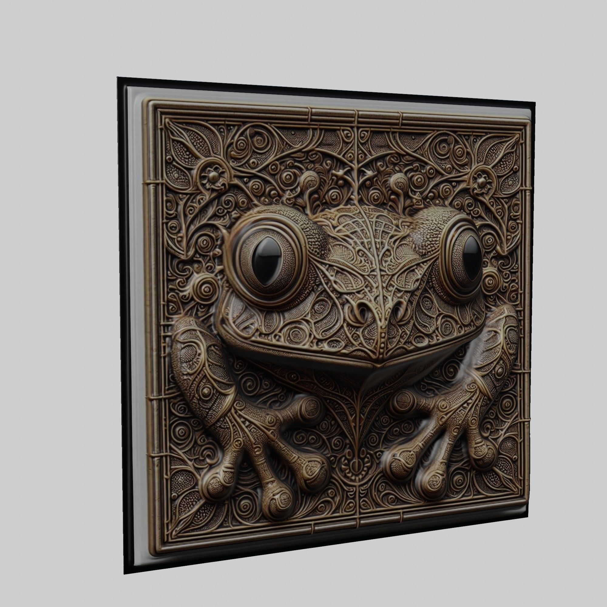 Frog Animal 3D print model_1