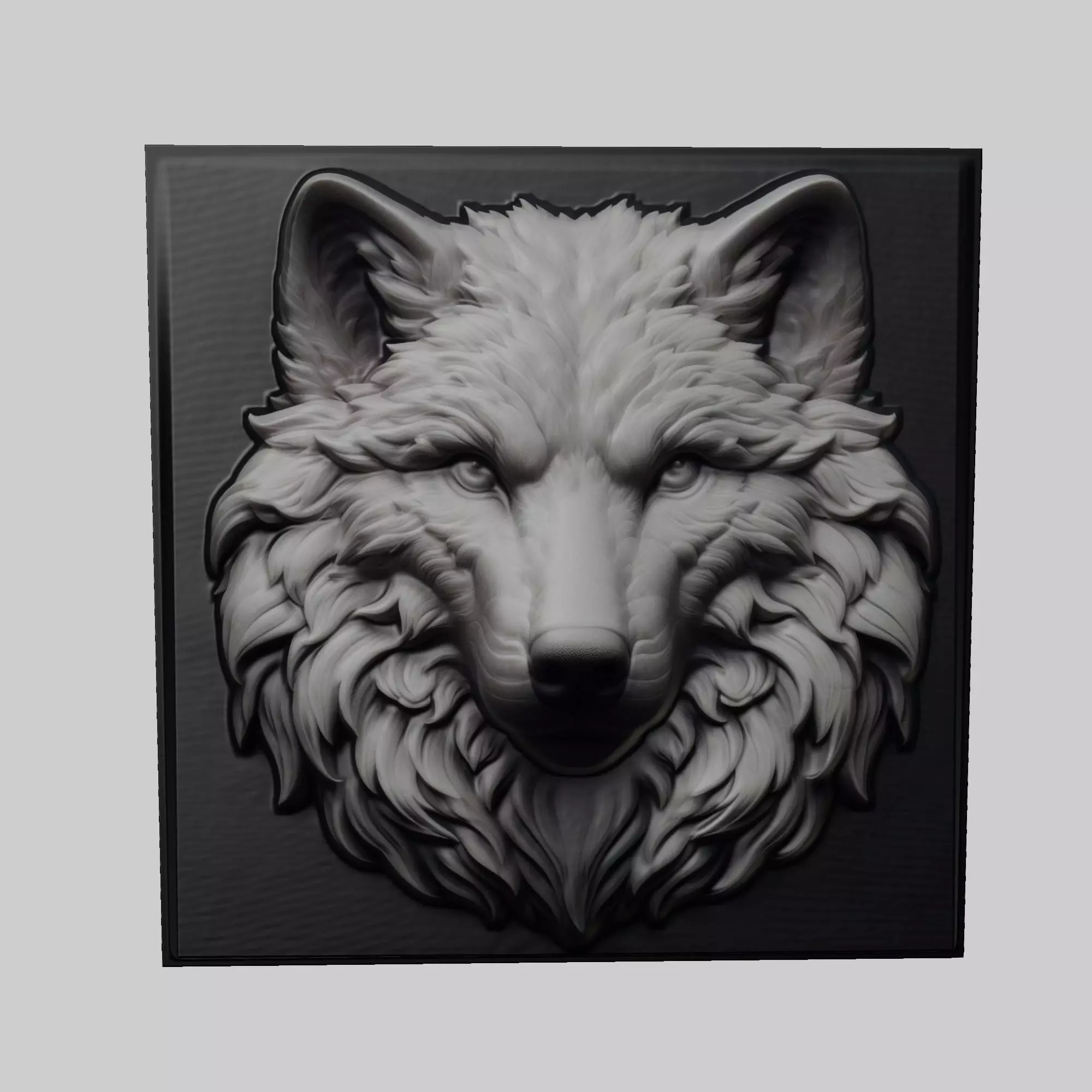 Wolf Animal 3D print model_0