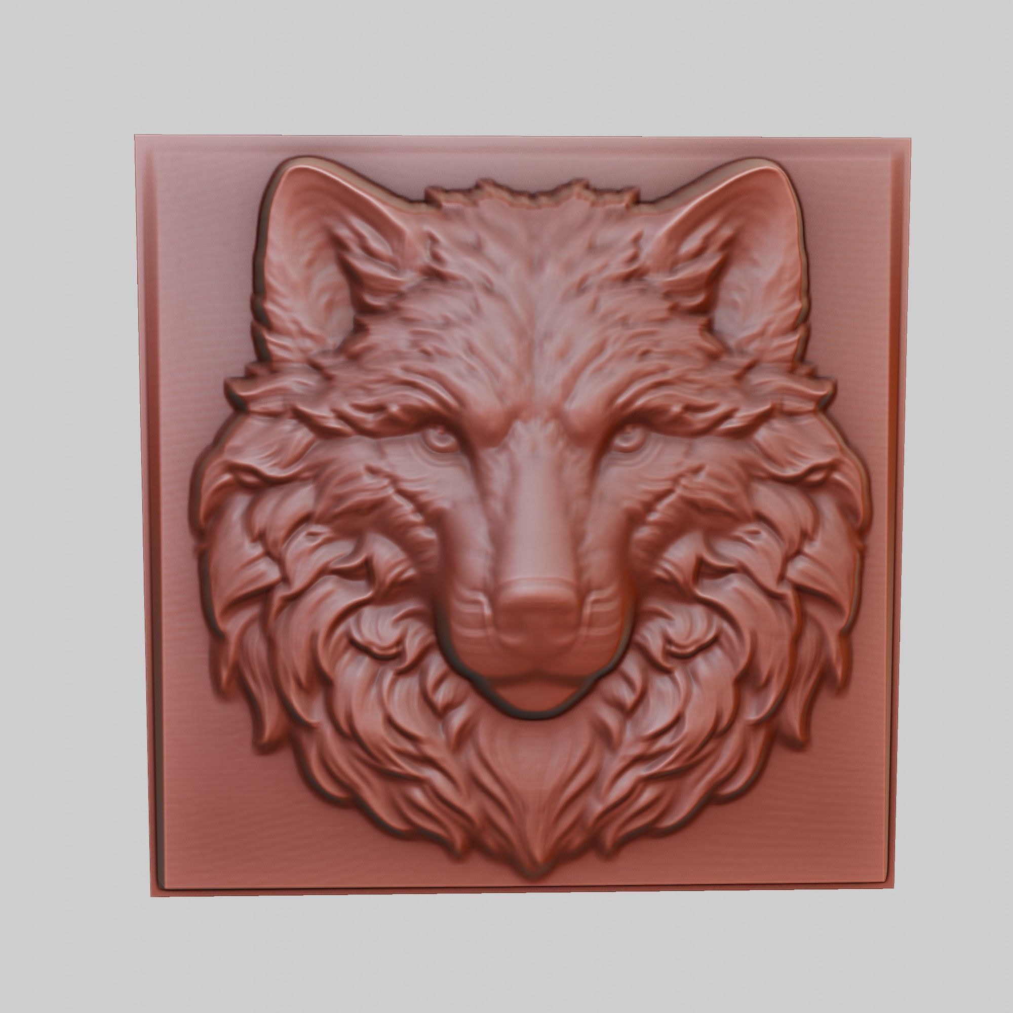 Wolf Animal 3D print model_2