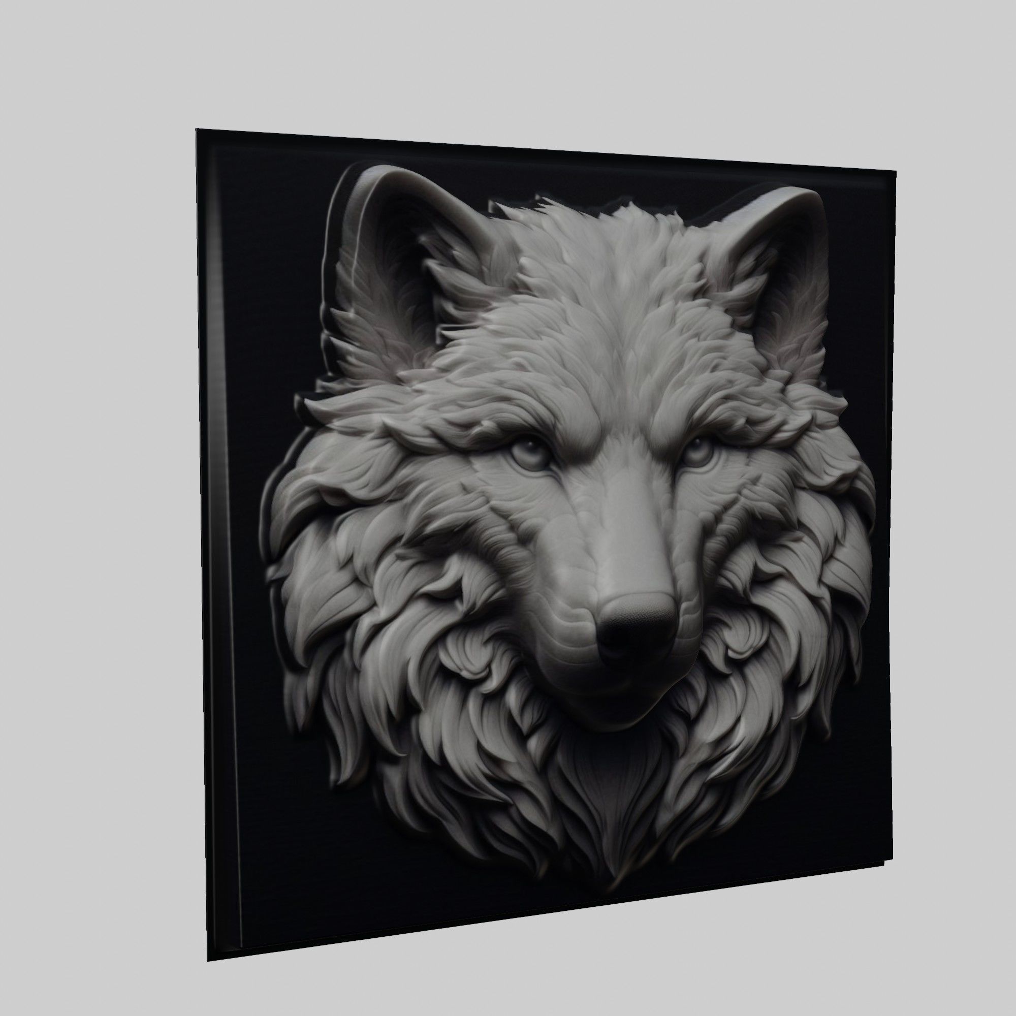Wolf Animal 3D print model_1