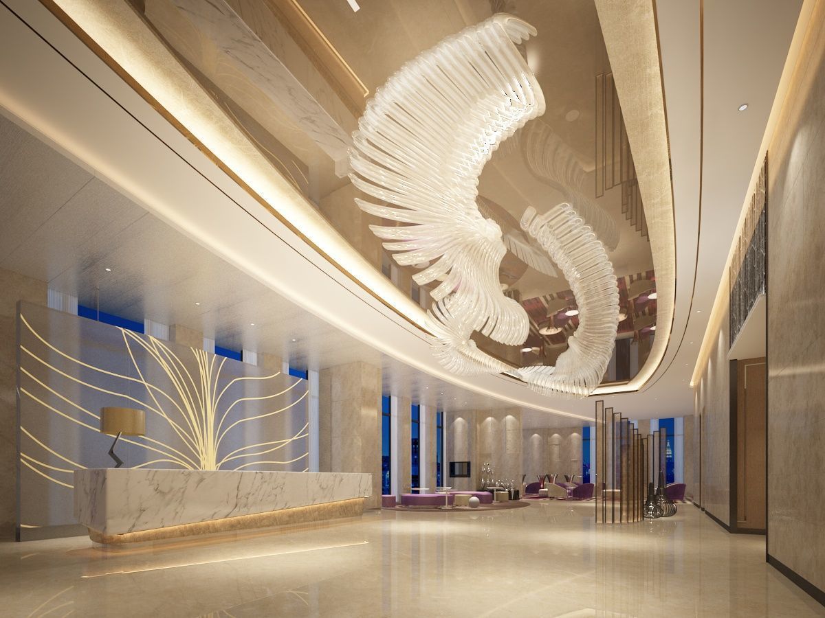 The Hotel Lobby 12 3D model_1