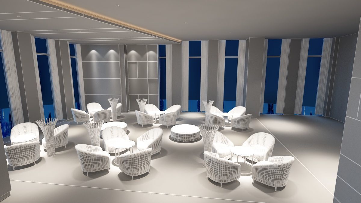 The Hotel Lobby 12 3D model_14