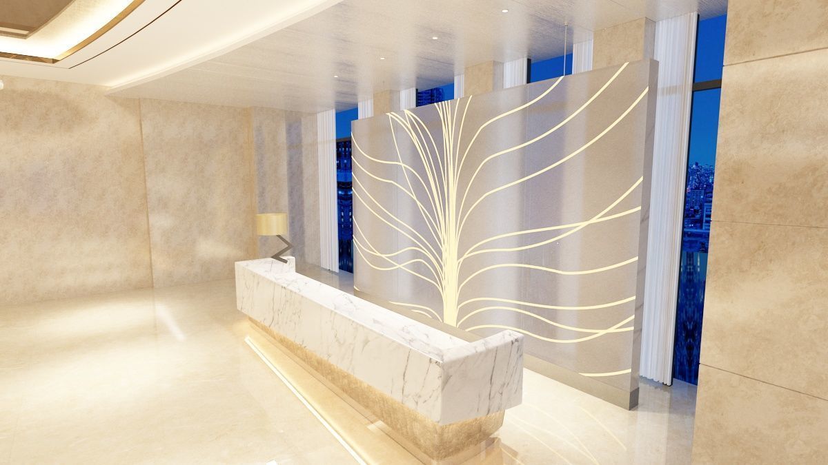 The Hotel Lobby 12 3D model_9