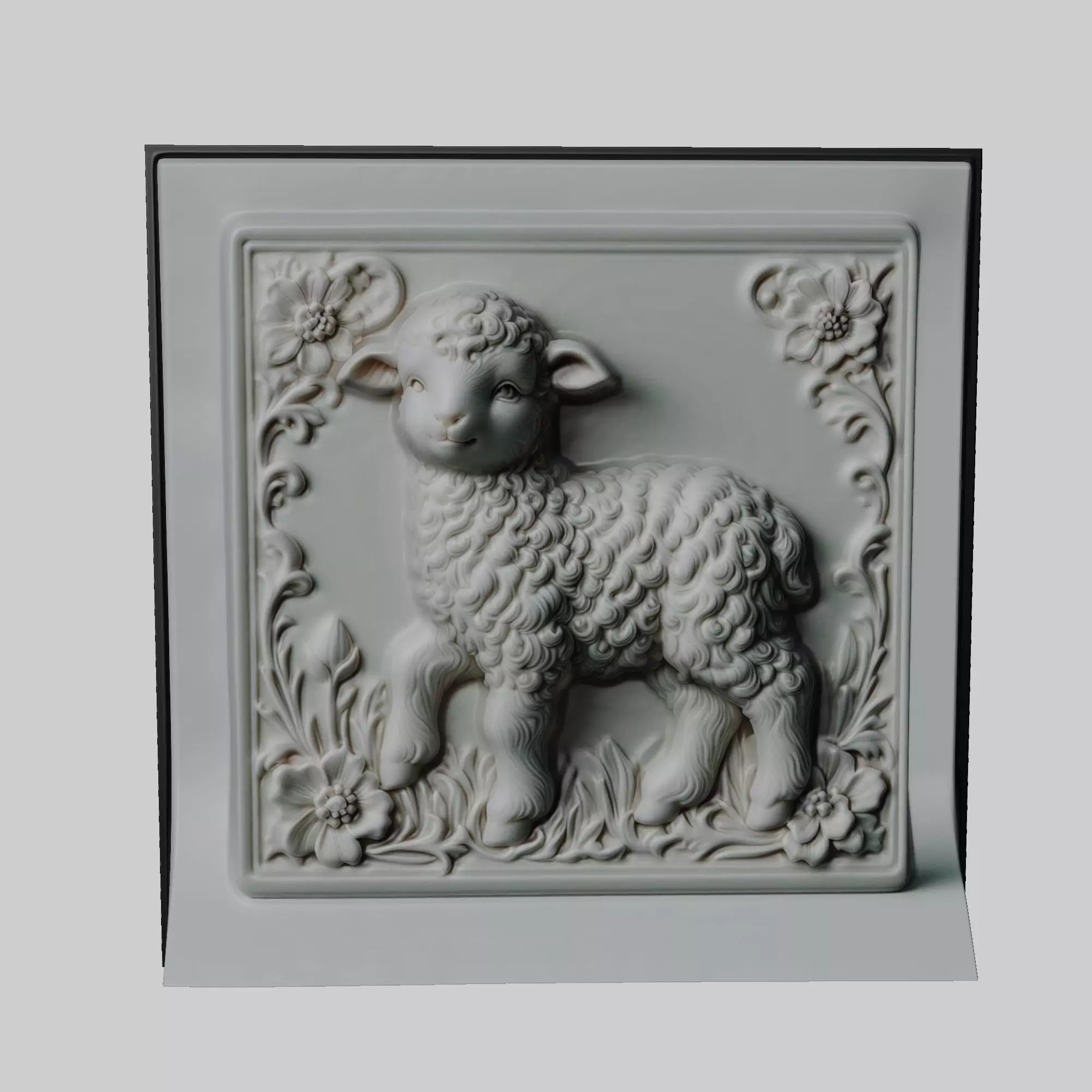 Lamb Animal 3D print model_0
