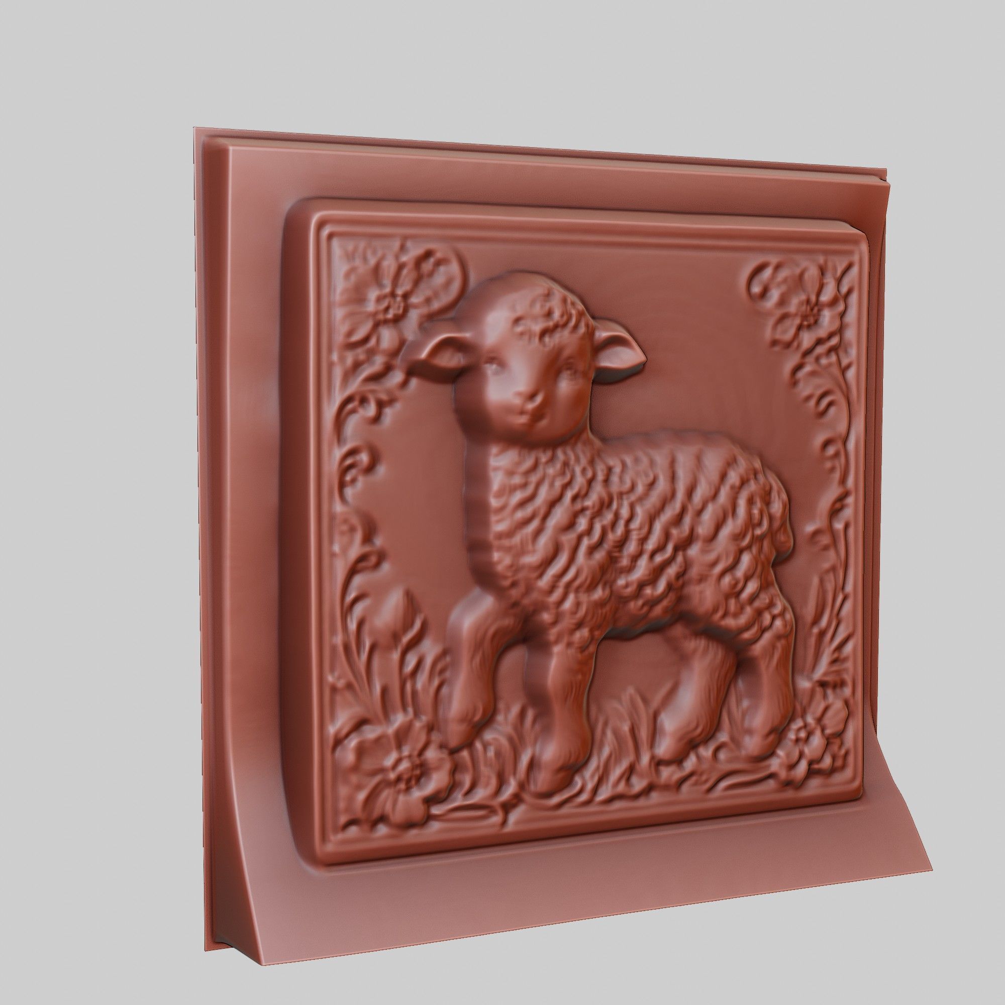 Lamb Animal 3D print model_3