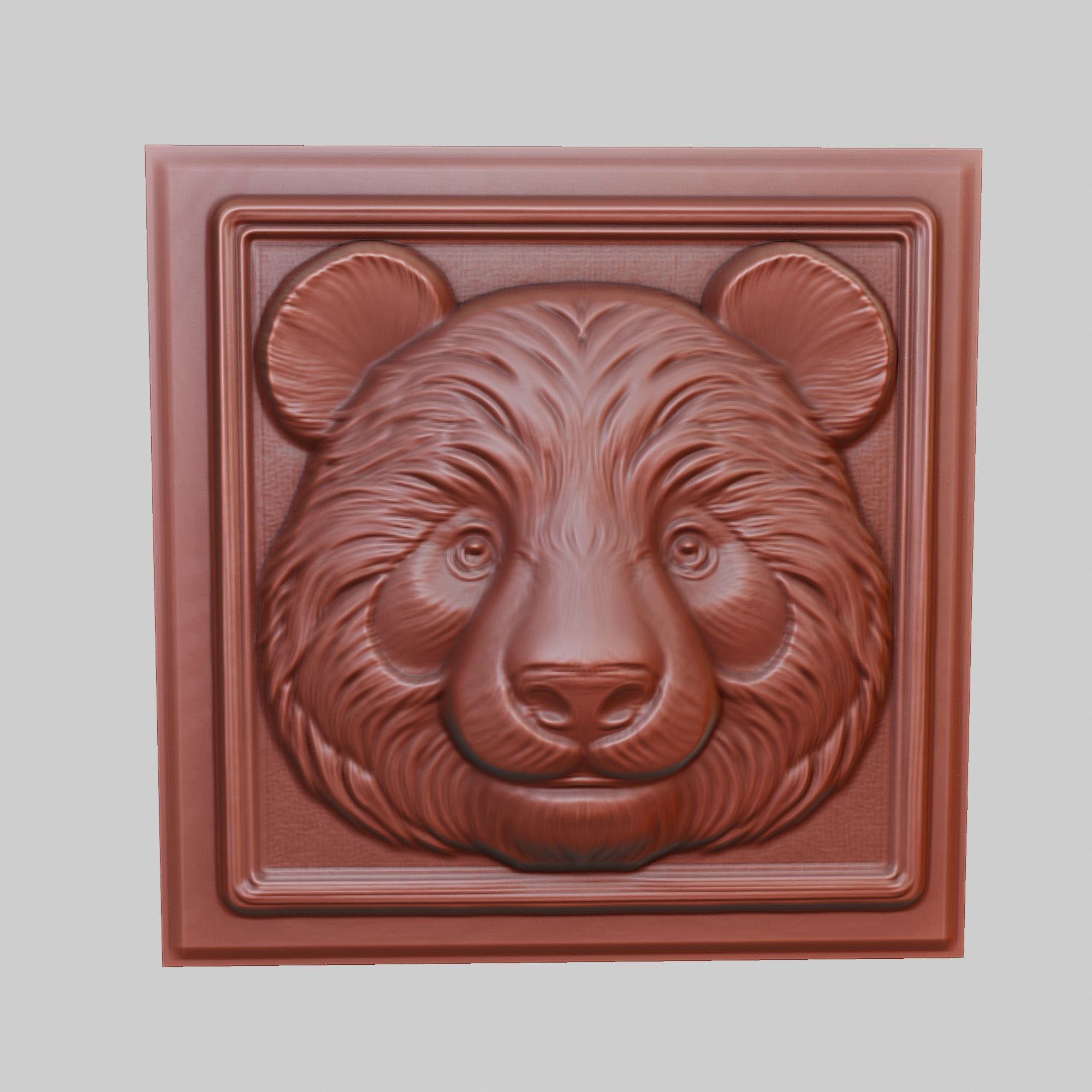 Panda Animal 3D print model_2