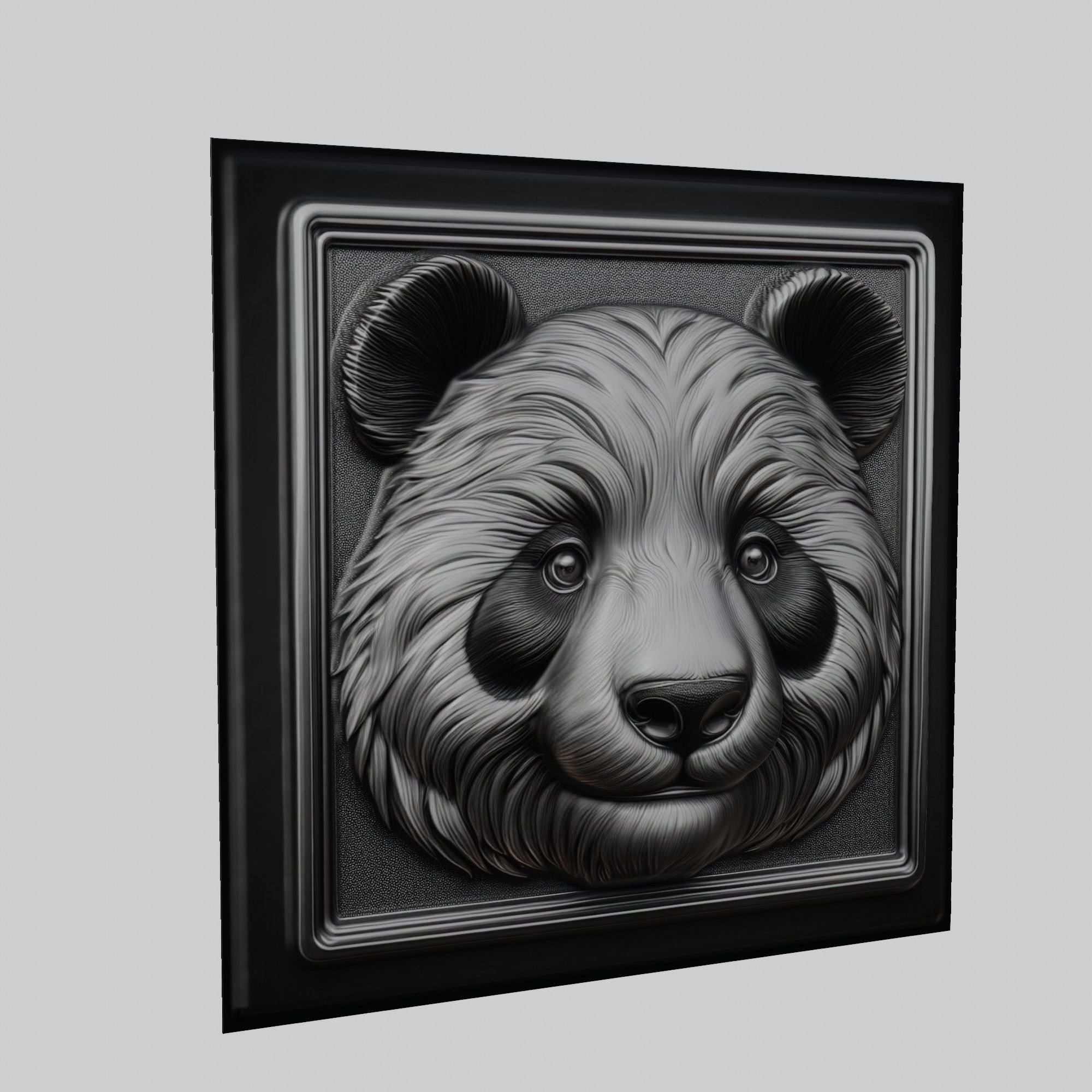 Panda Animal 3D print model_1