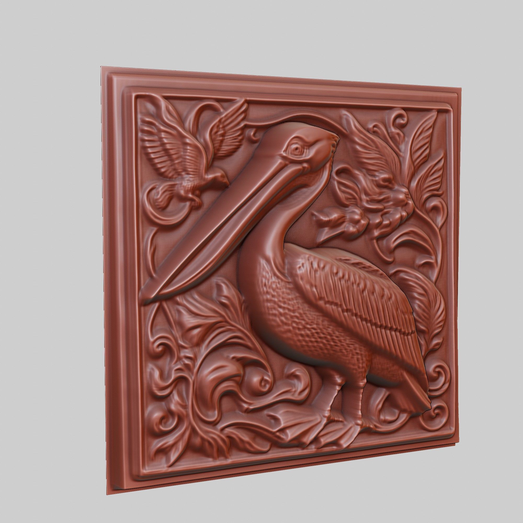 Pelican Animal 3D print model_3