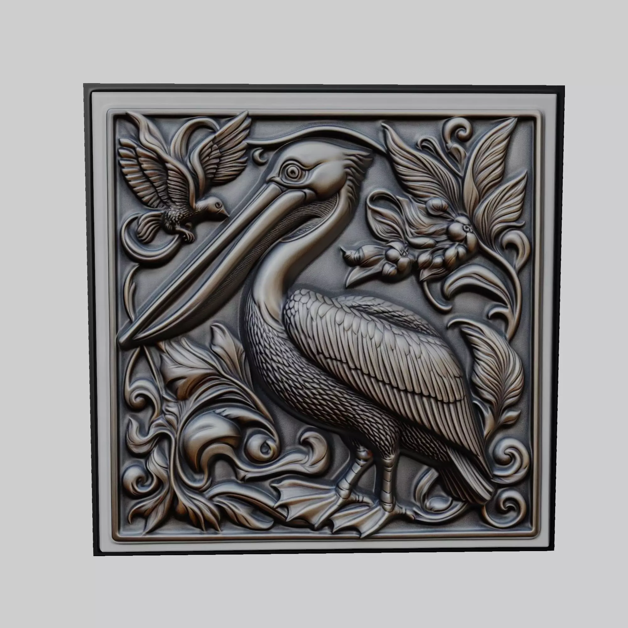 Pelican Animal 3D print model_0