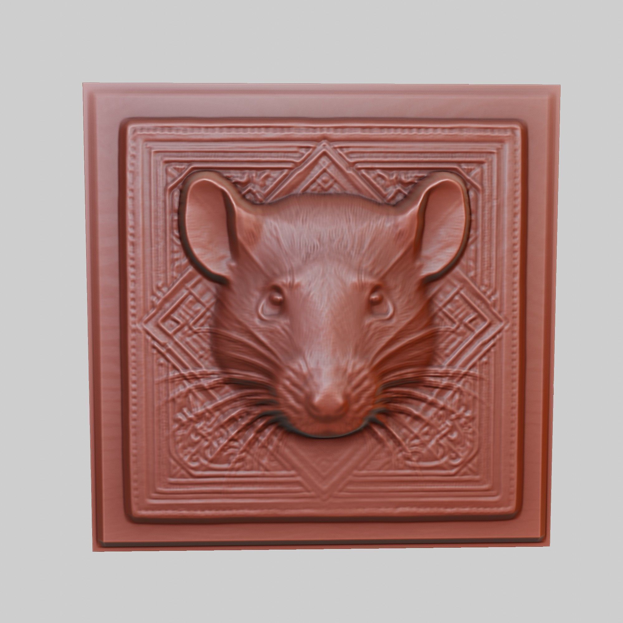 Rat Animal 3D print model_2