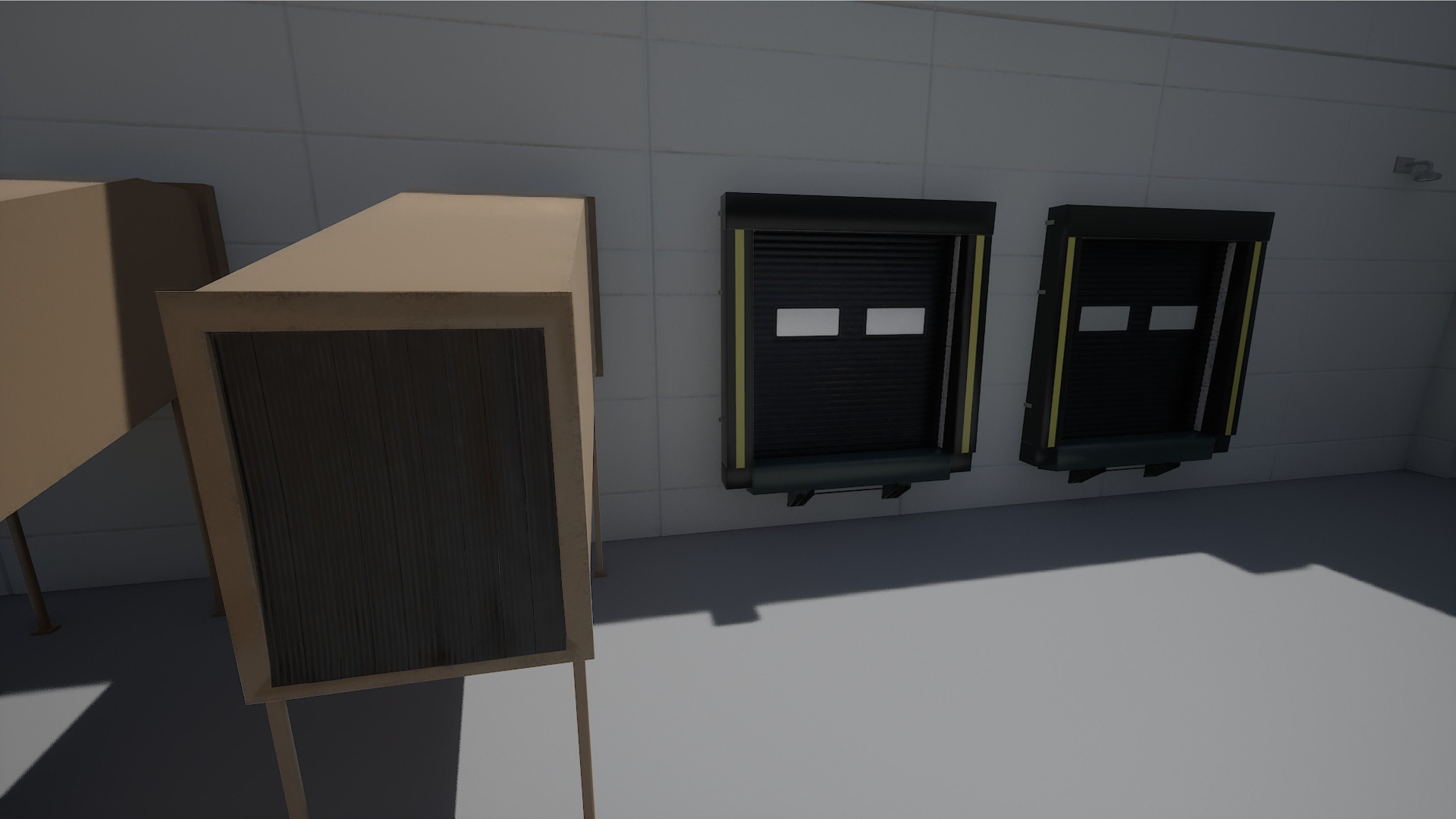 Modular Warehouse Low-poly 3D model_5