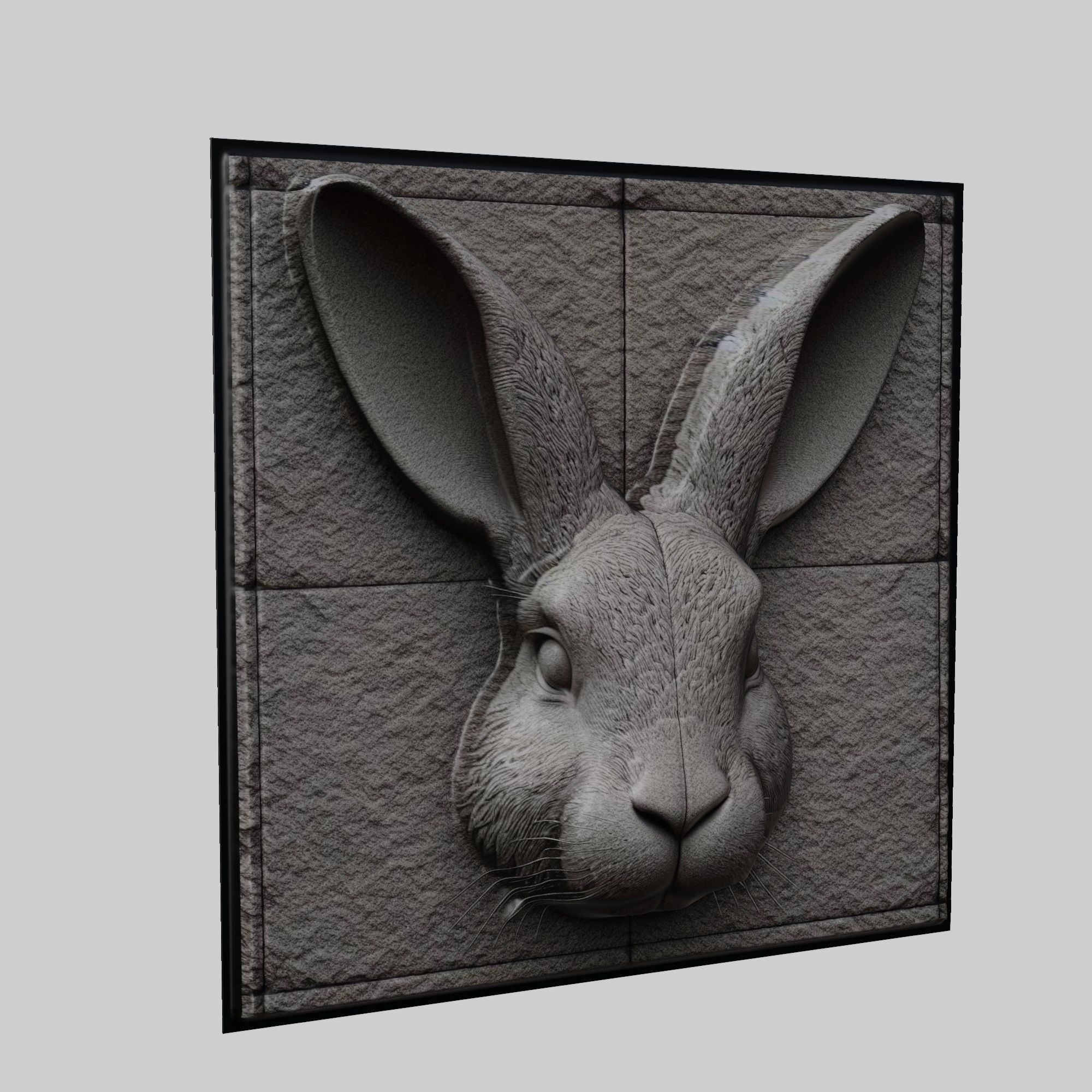 Rabbit Animal 3D print model_1