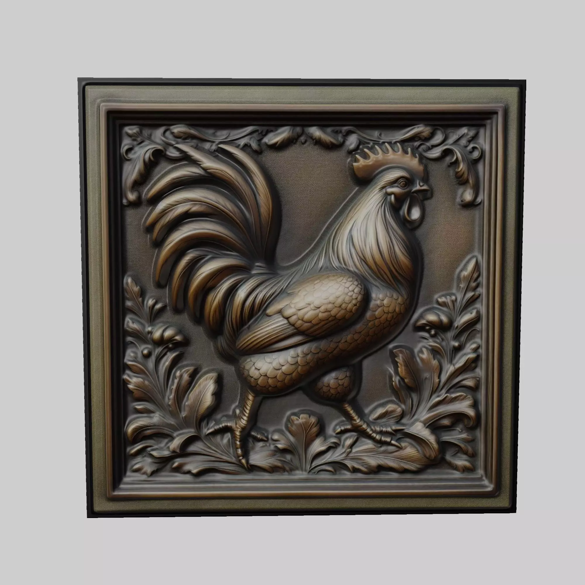Chicken Animal 3D print model_0