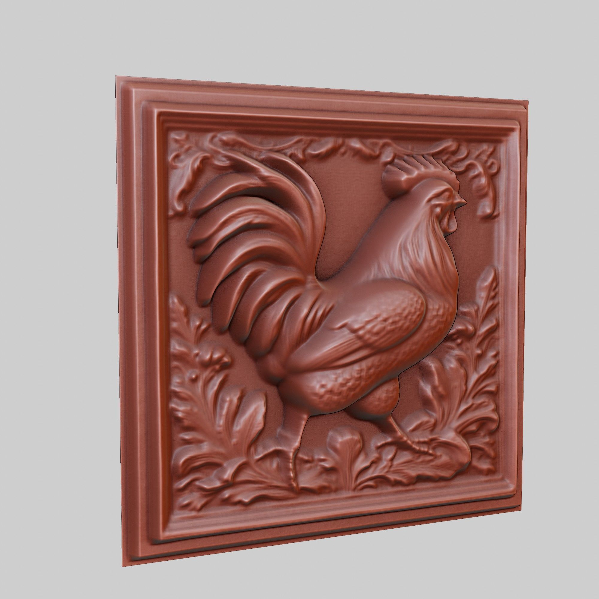 Chicken Animal 3D print model_3