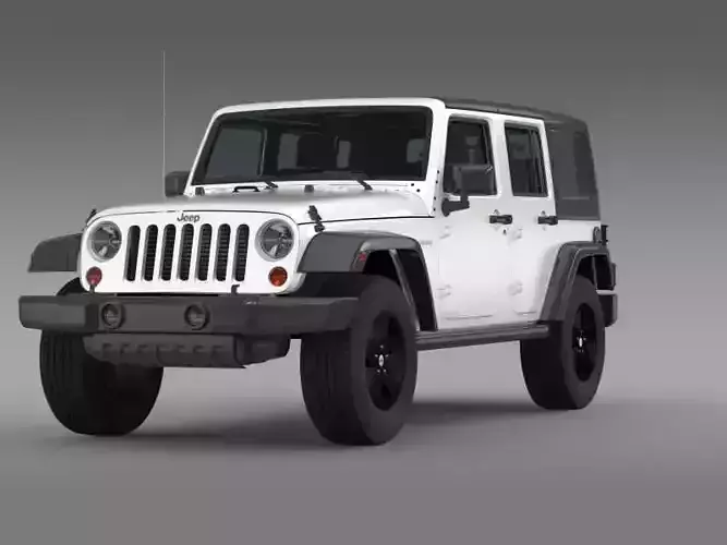 Jeep Wrangler Call of Duty Black Ops 3D model