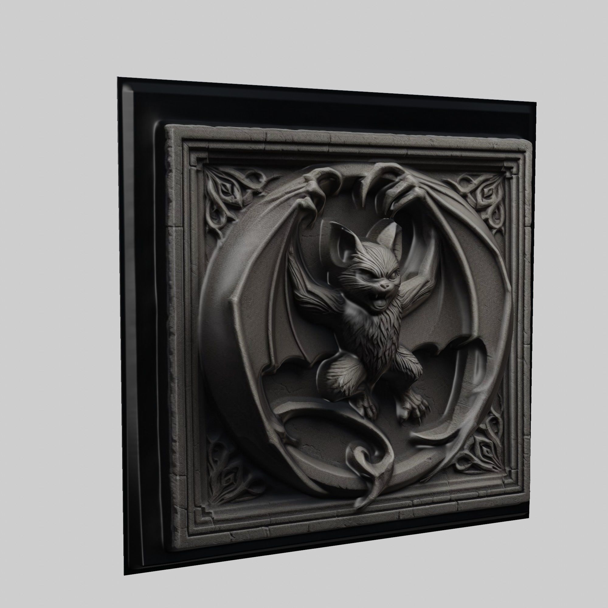 Bat Animal 3D print model_1