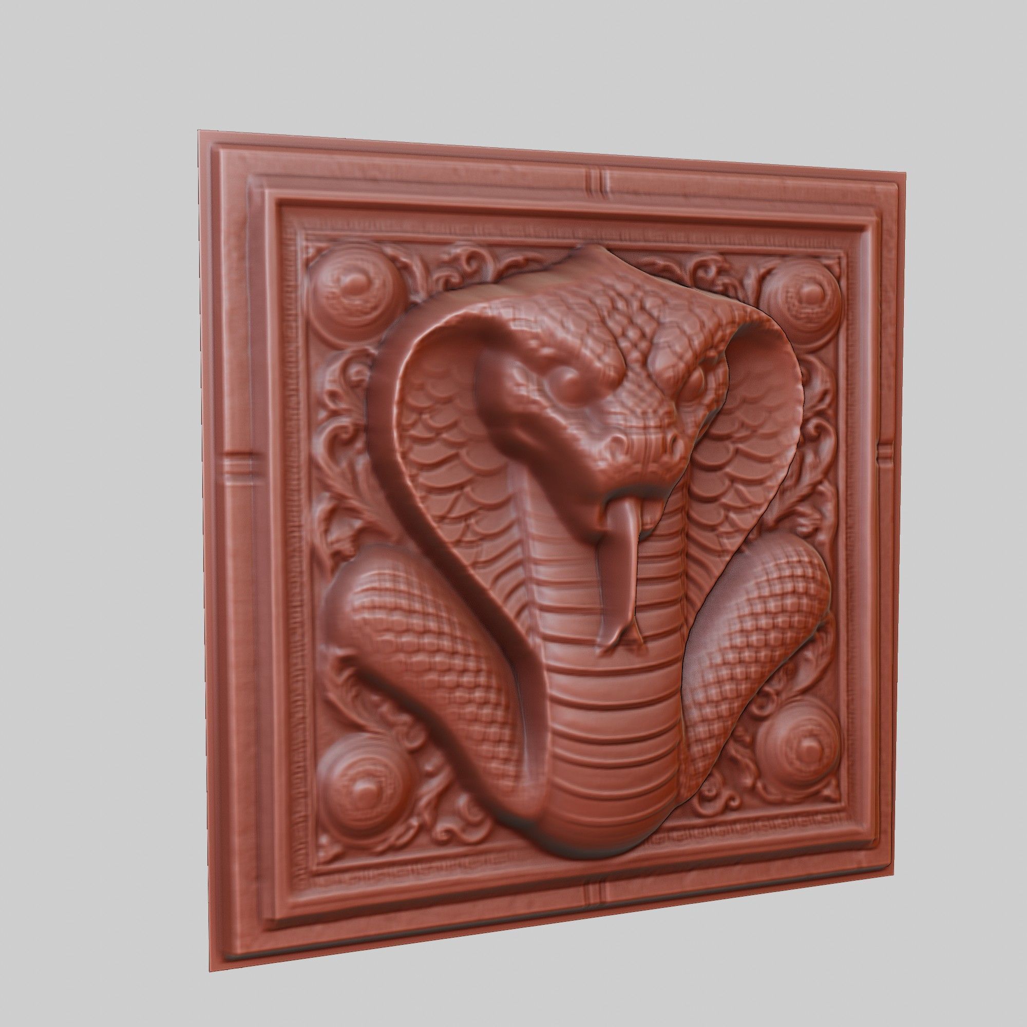 Snake Animal 3D print model_3