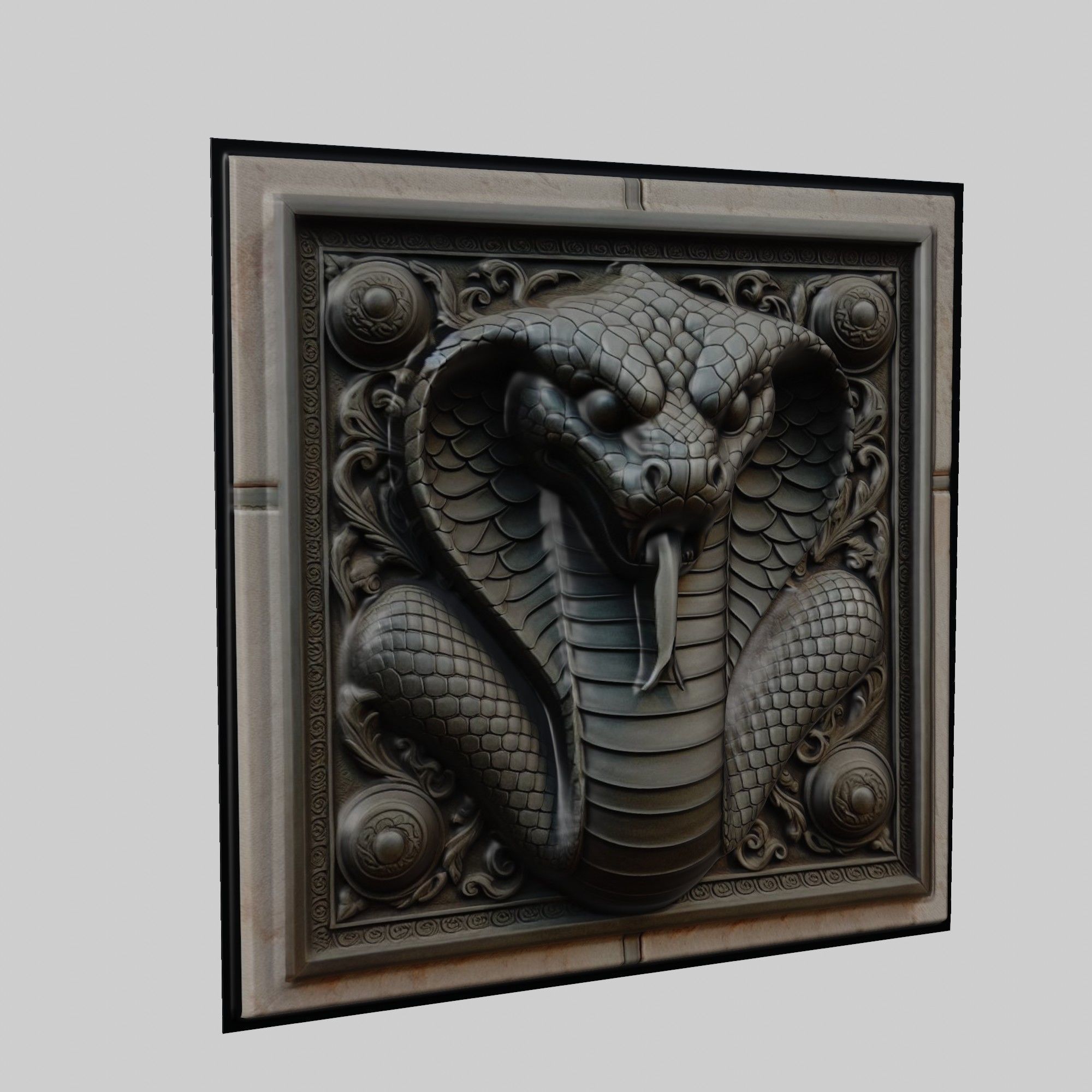 Snake Animal 3D print model_1