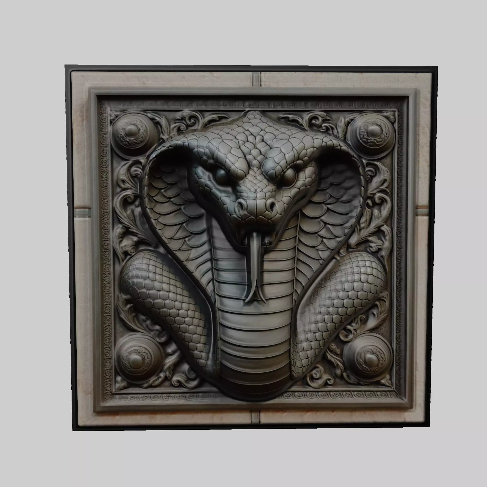 Snake Animal 3D print model_0