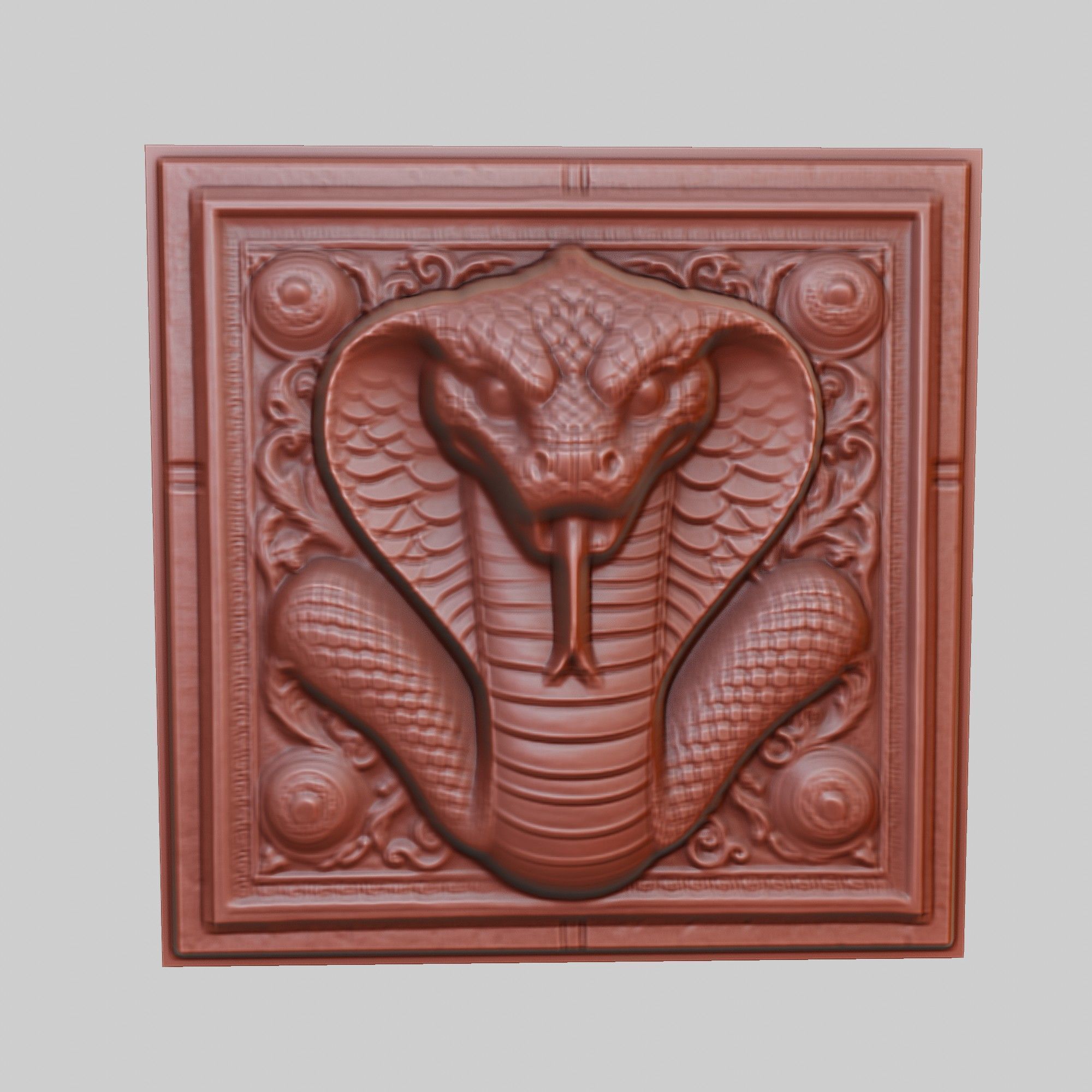 Snake Animal 3D print model_2
