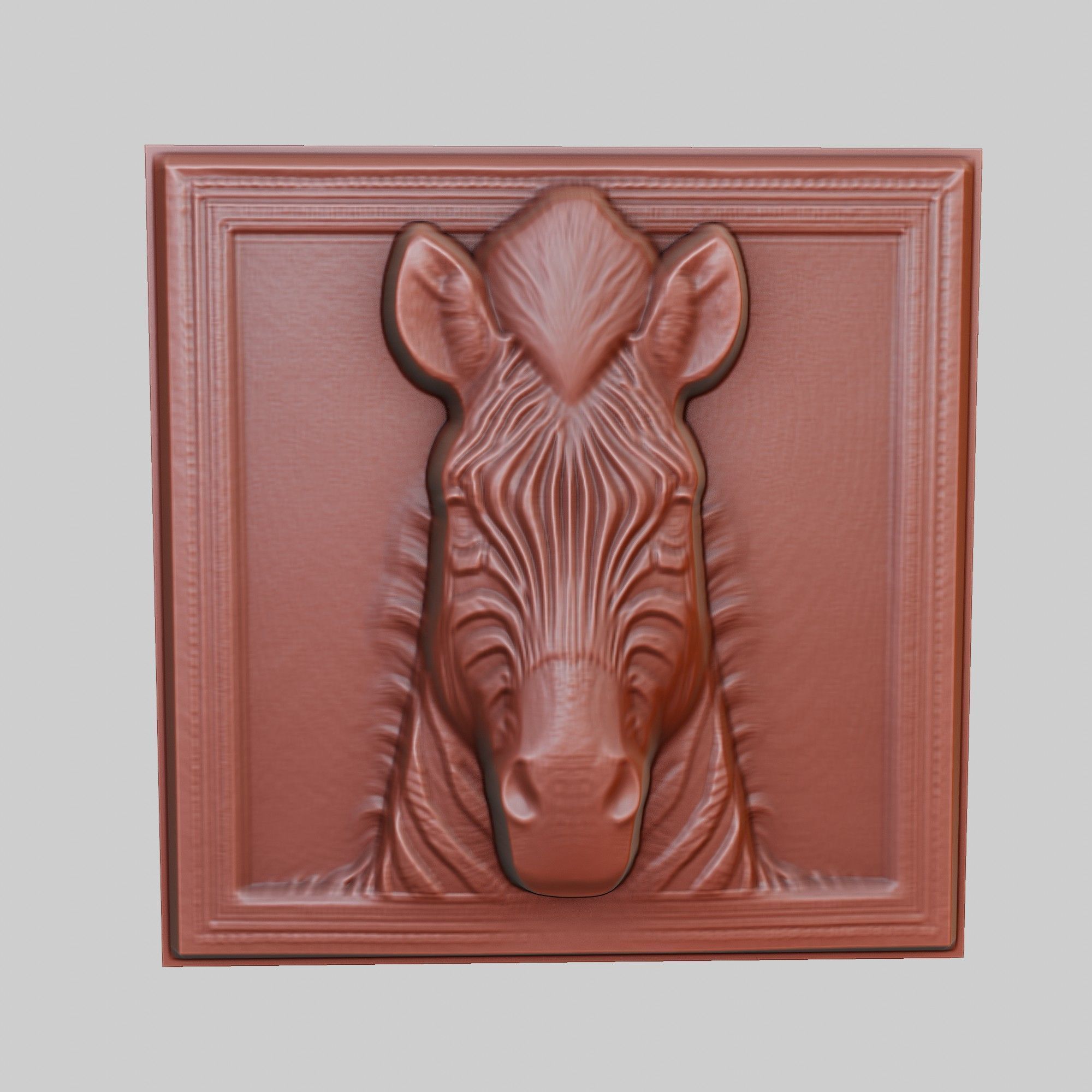 Zebra Animal 3D print model_2
