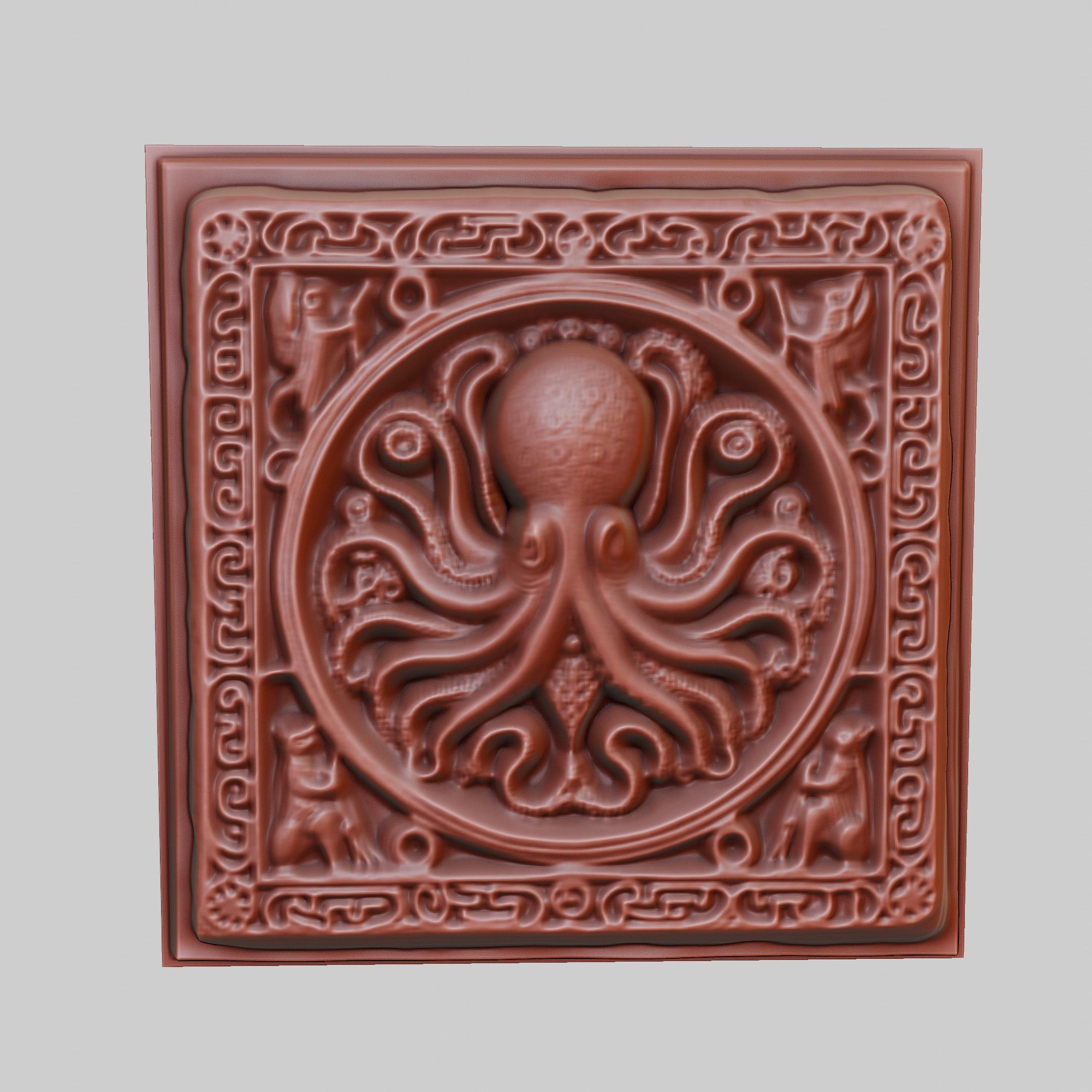 Octopus Animal 3D print model_2