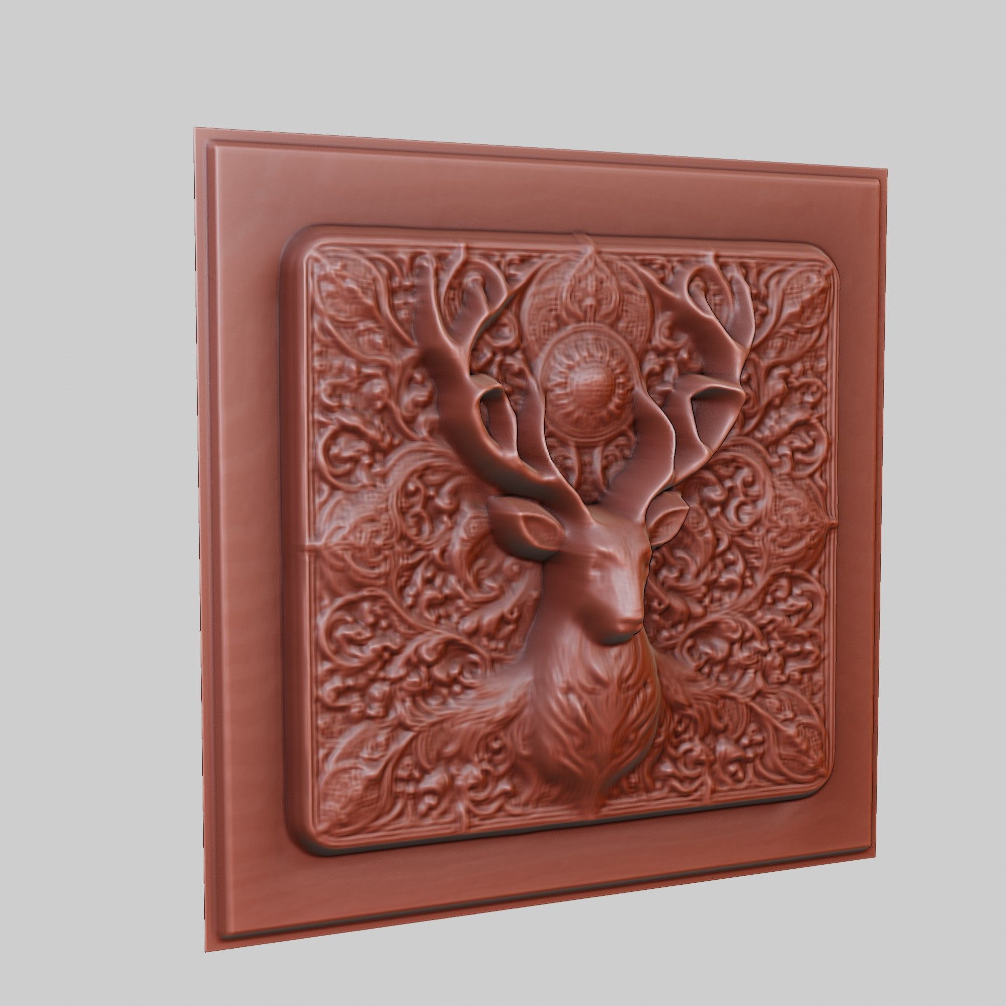 Fallow Deer Animal 3D print model_3