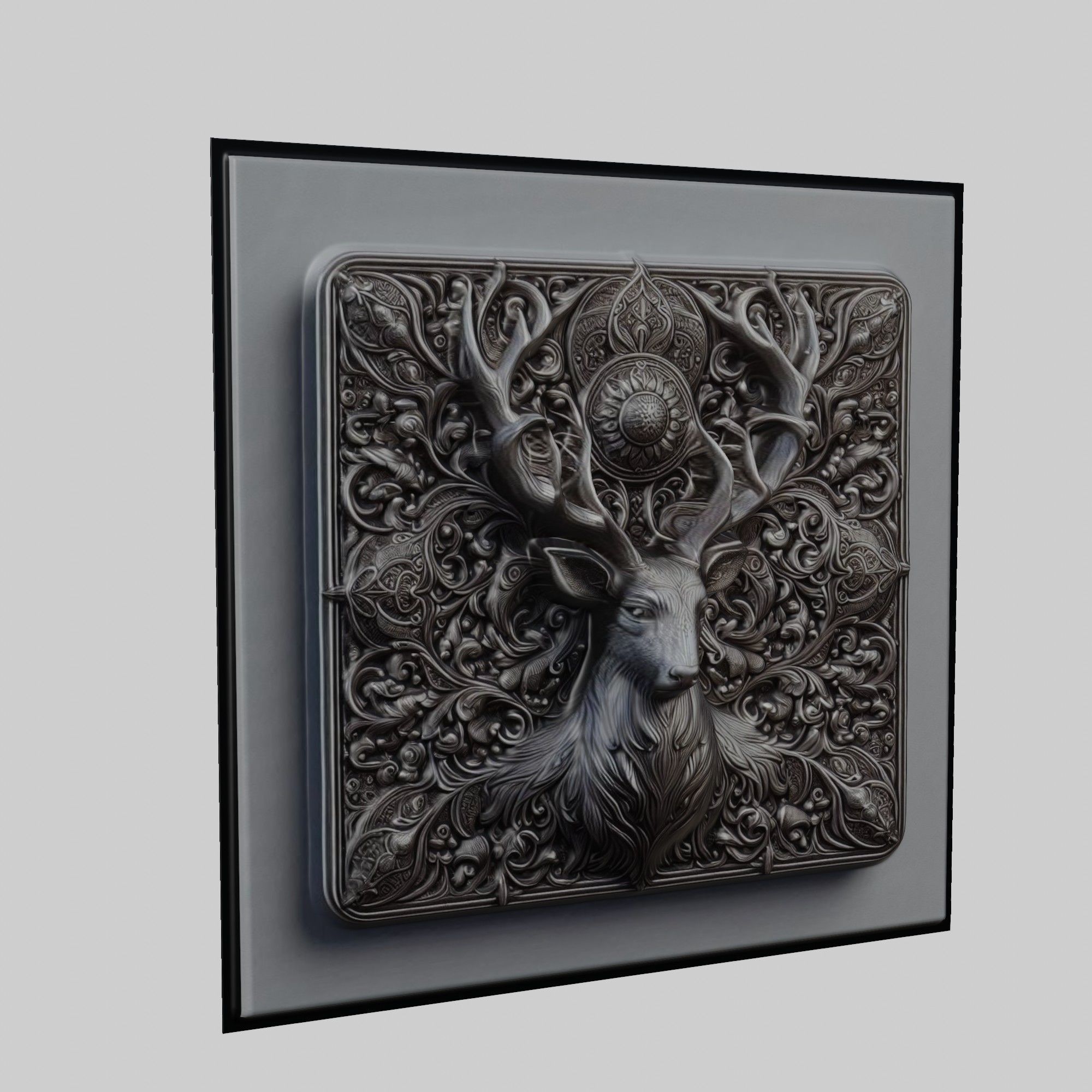 Fallow Deer Animal 3D print model_1